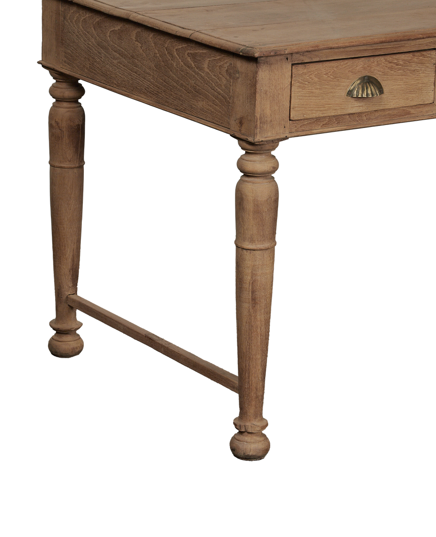 Wood Desk - Bleached