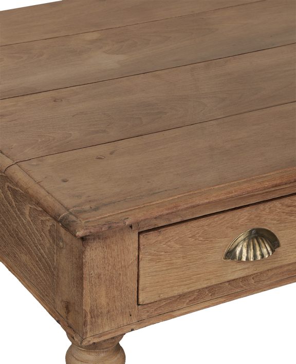 Wood Desk - Bleached