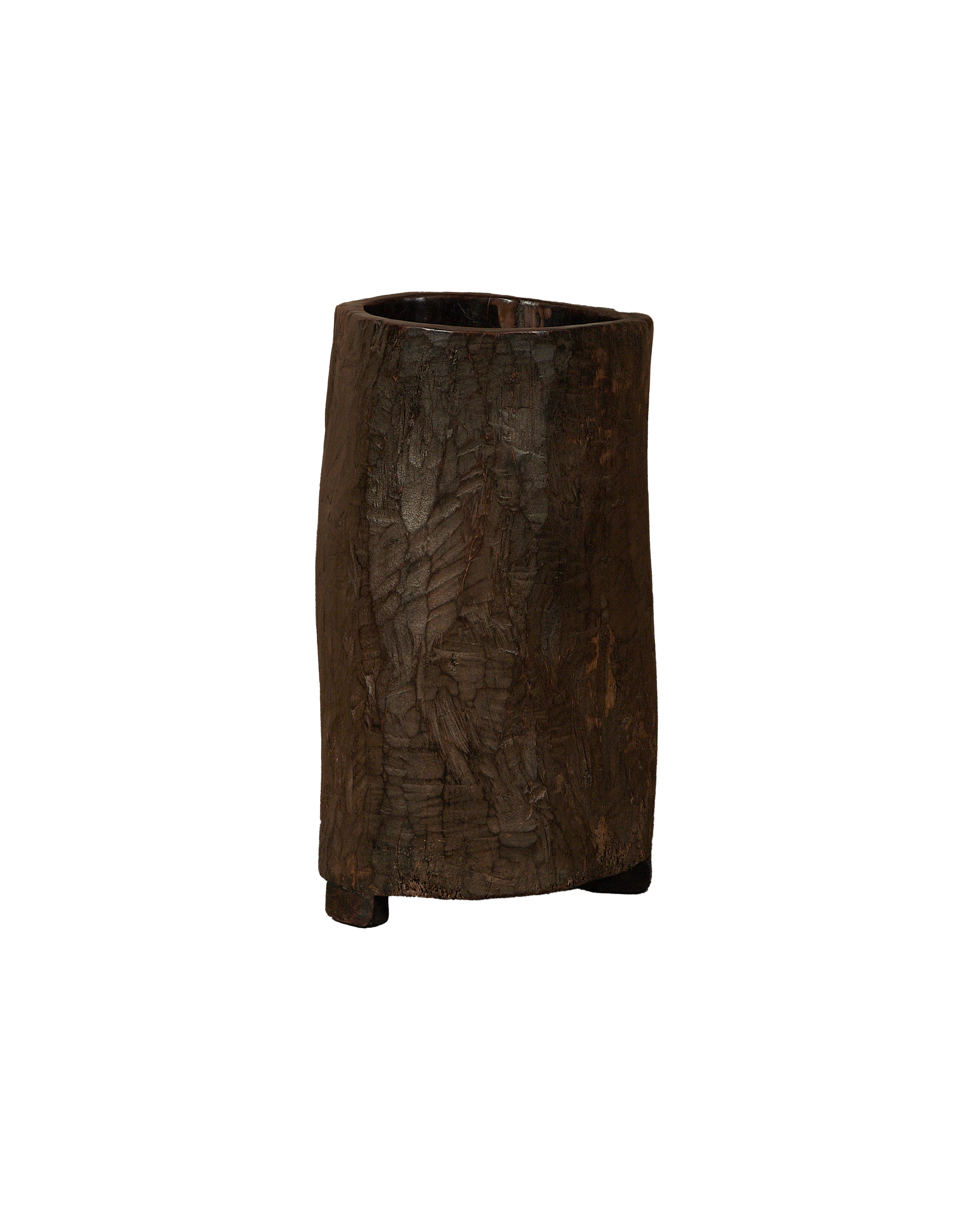 Antique Nagaland Planter from India made of Wood