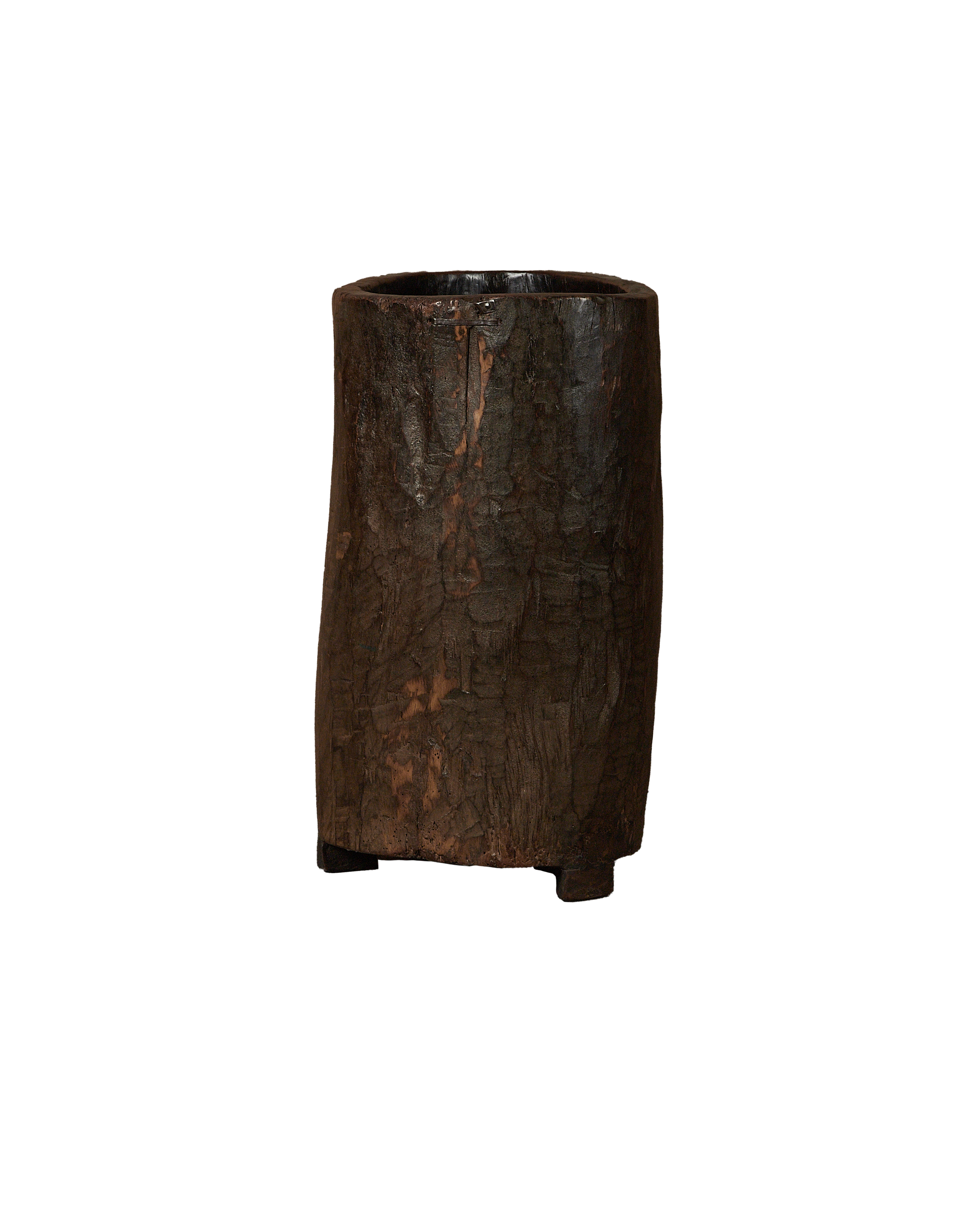 Antique Nagaland Planter from India made of Wood