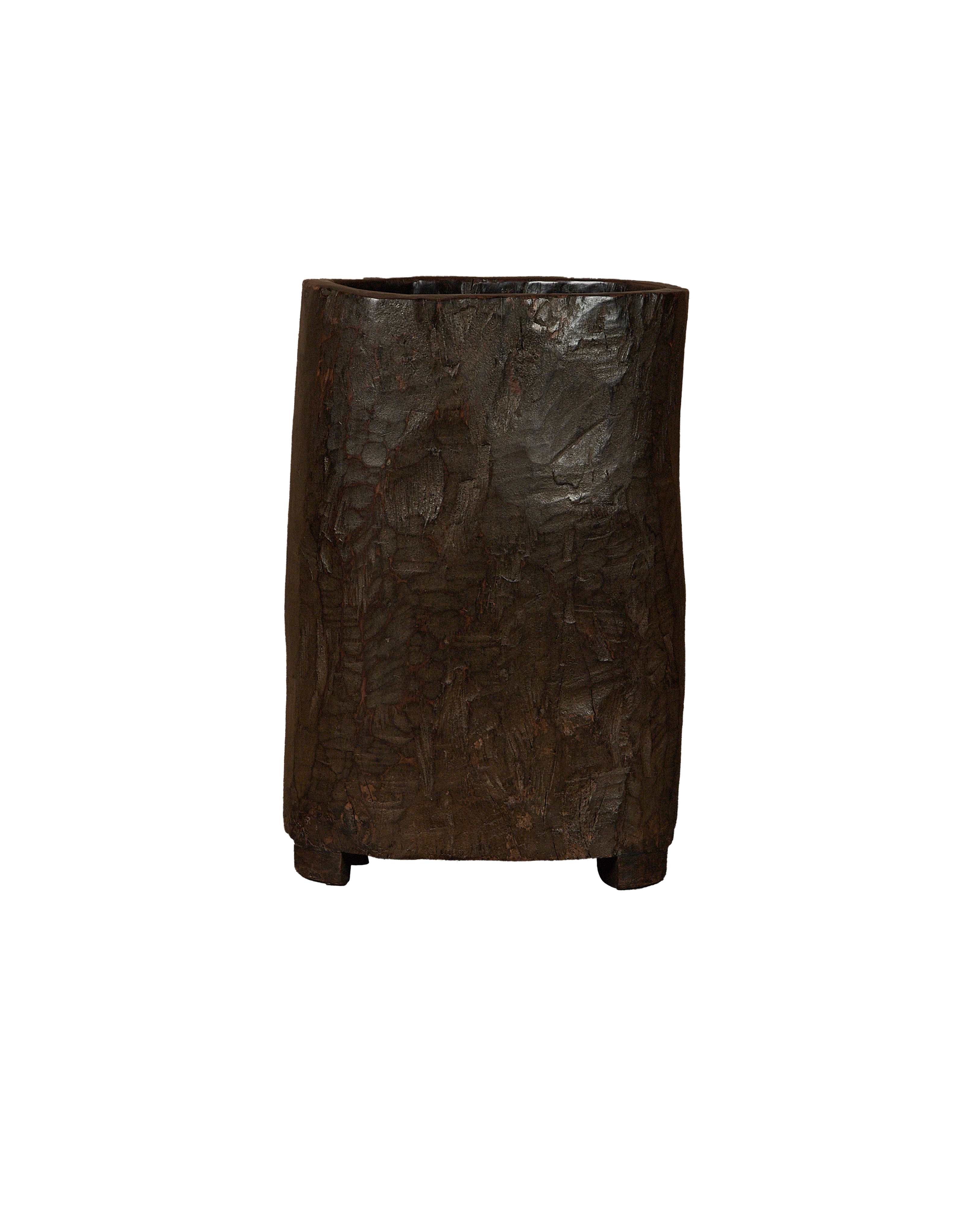 Antique Nagaland Planter from India made of Wood