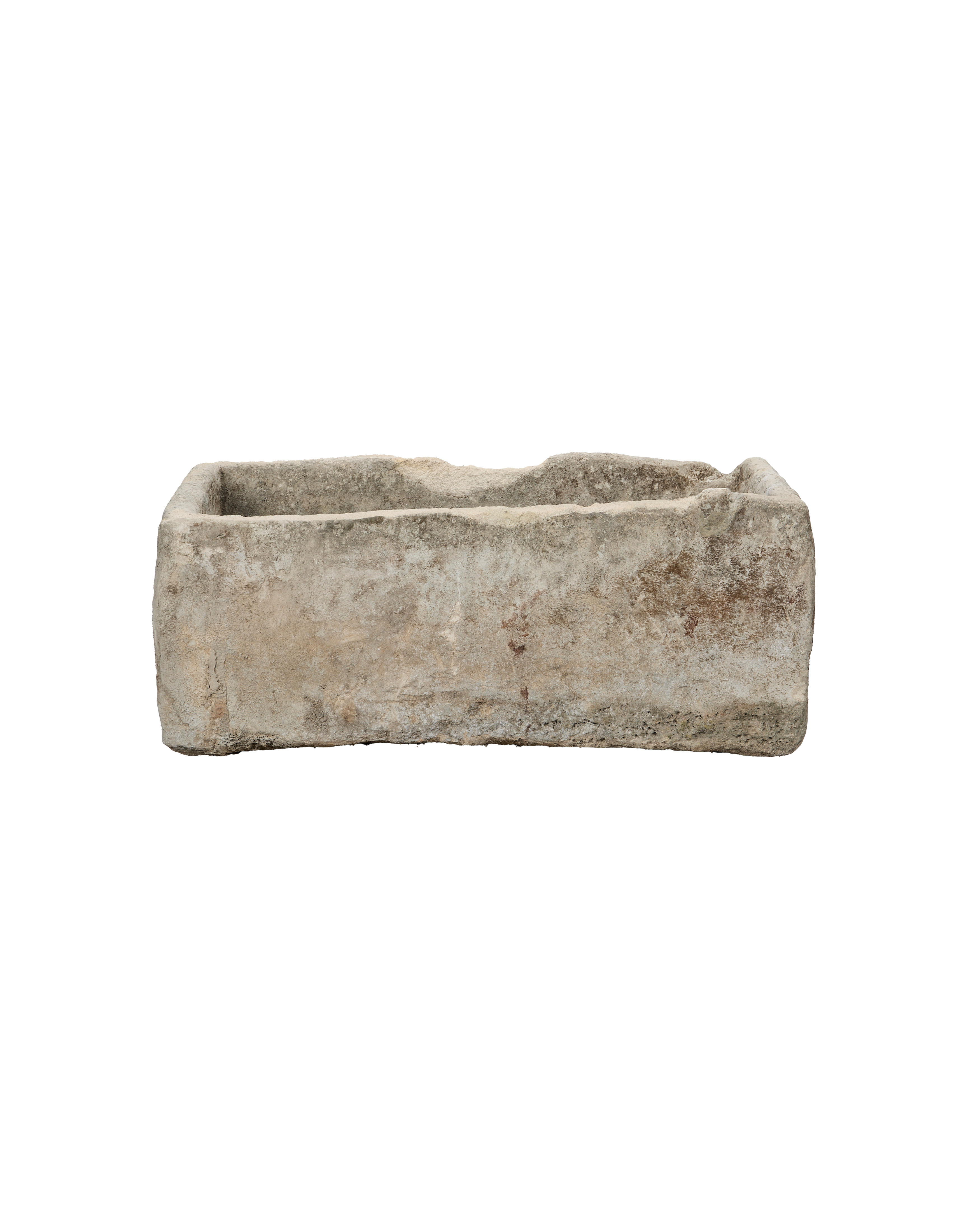 Vintage Limestone Trough - Rectangle from Indonesia - Planters, Fountains, & Water Features
