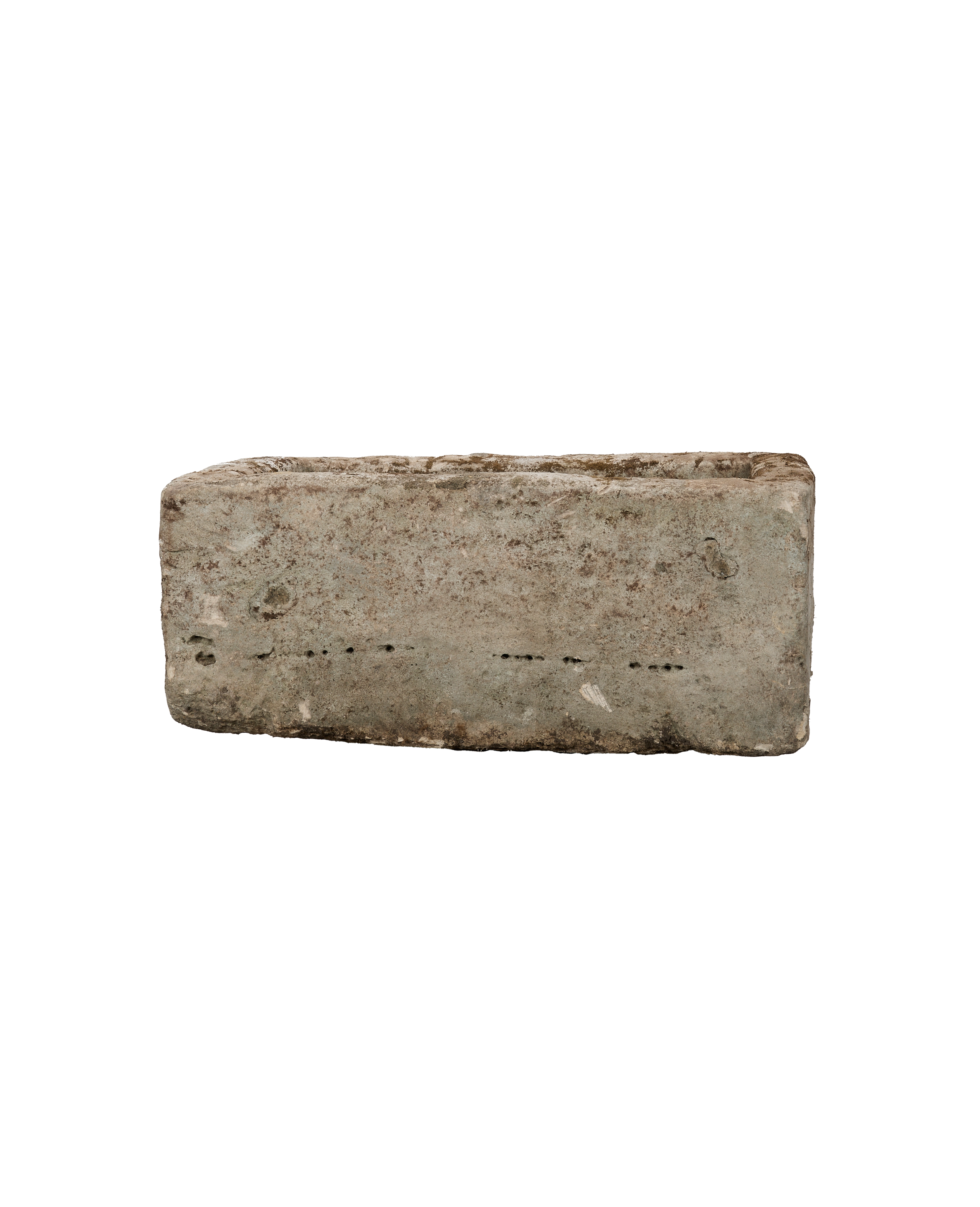 Vintage Limestone Trough - Rectangle from Indonesia - Planters, Fountains, & Water Features