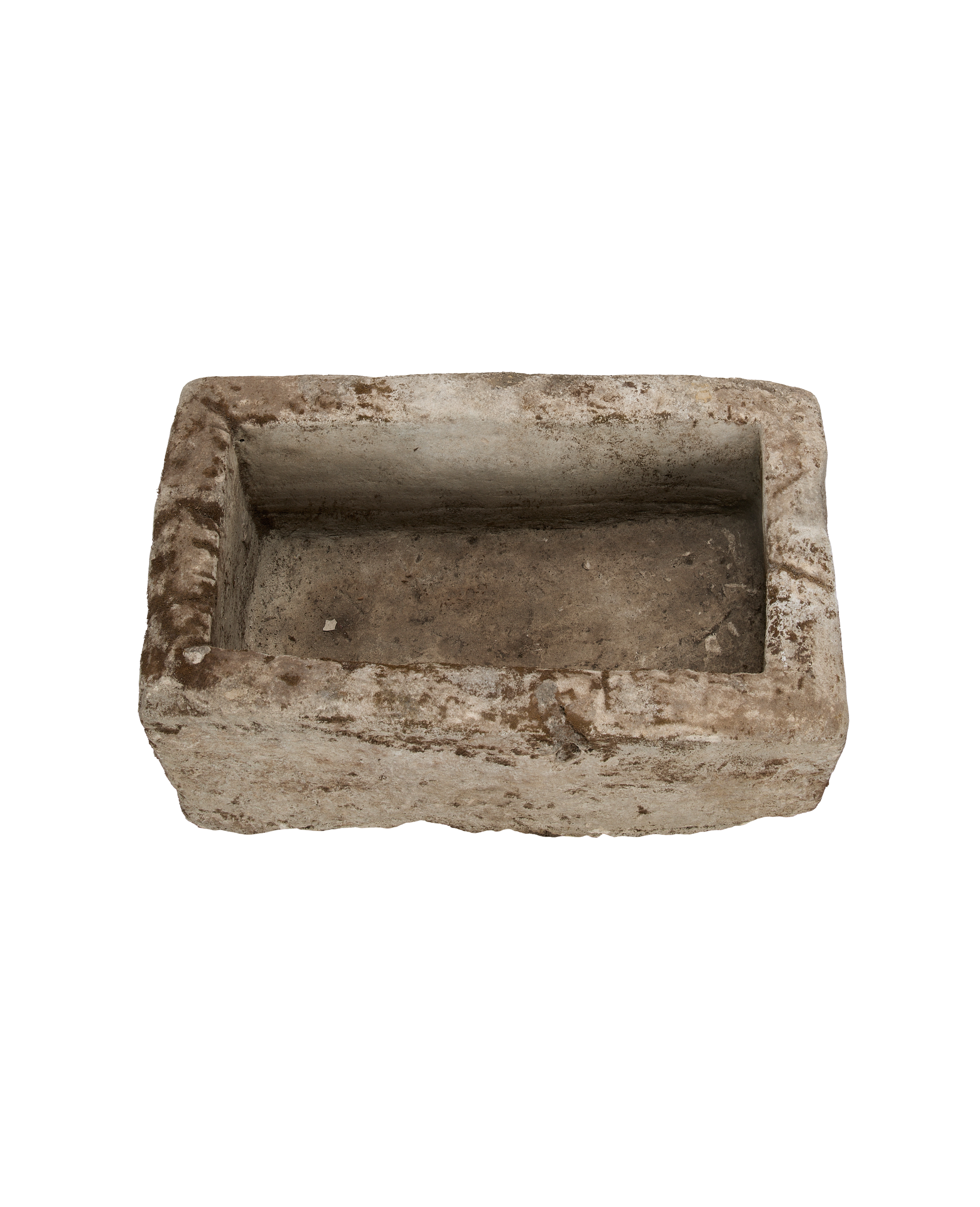 Vintage Limestone Trough - Rectangle from Indonesia - Planters, Fountains, & Water Features