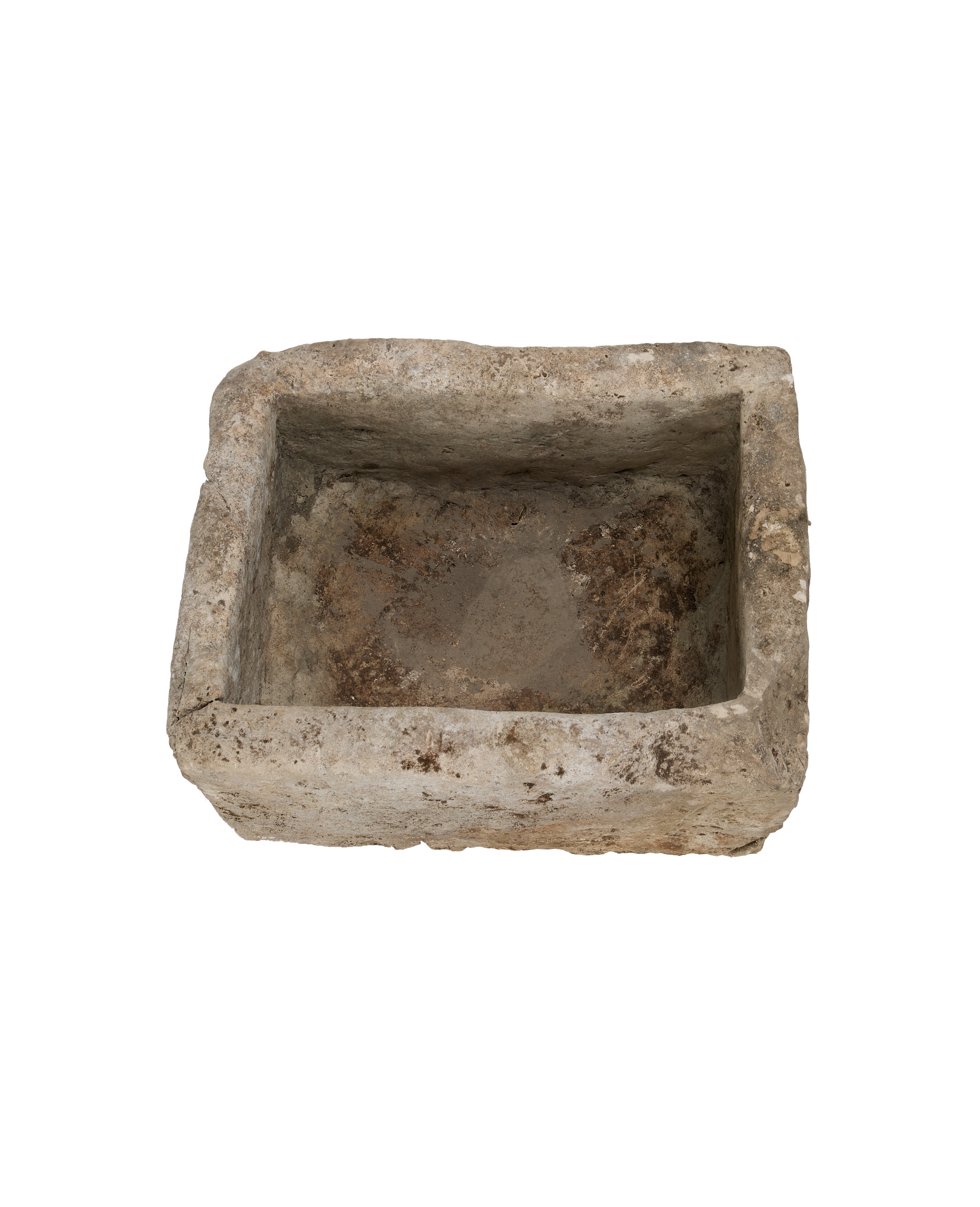 Vintage Limestone Trough - Rectangle from Indonesia - Planters, Fountains, & Water Features