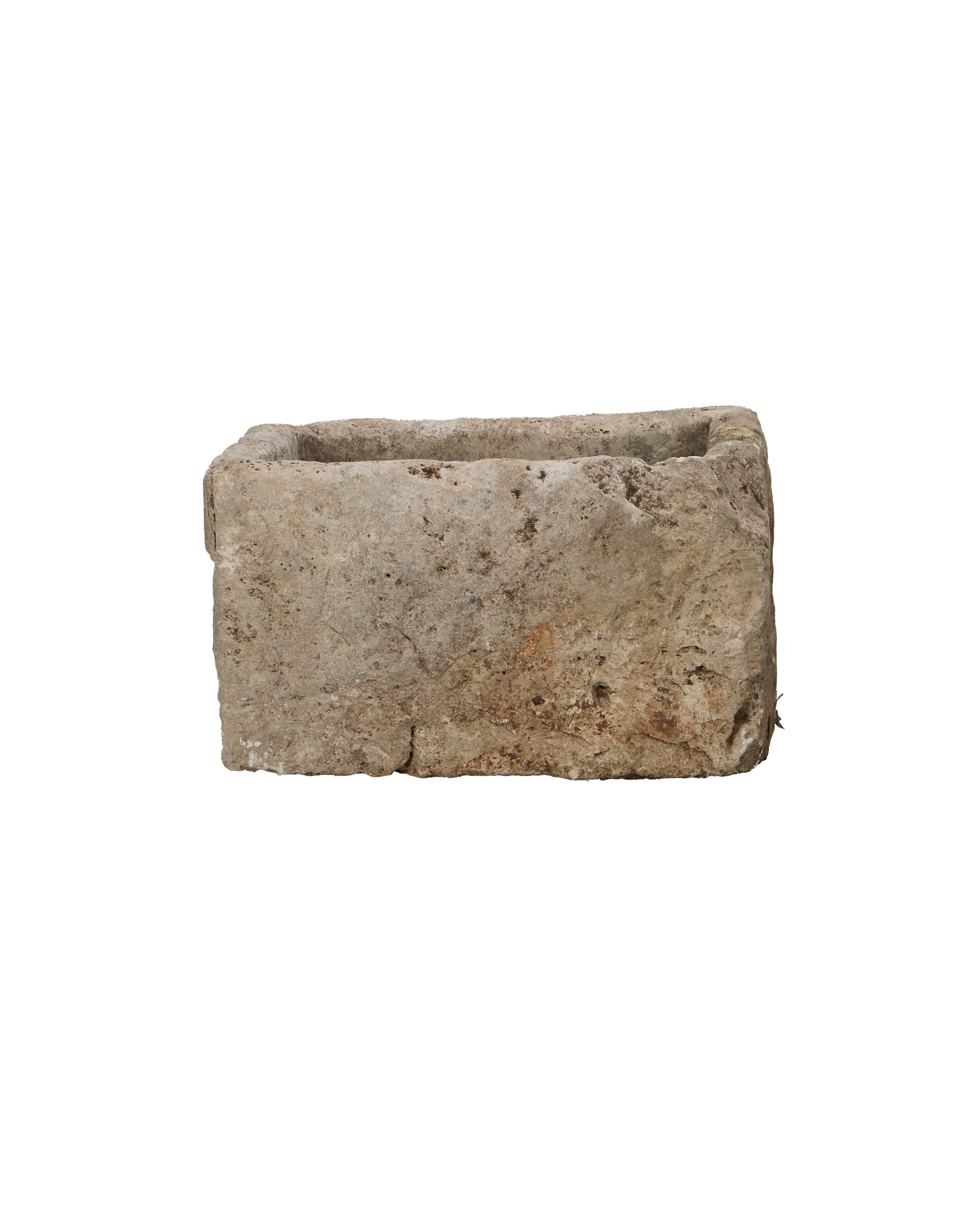 Vintage Limestone Trough - Rectangle from Indonesia - Planters, Fountains, & Water Features