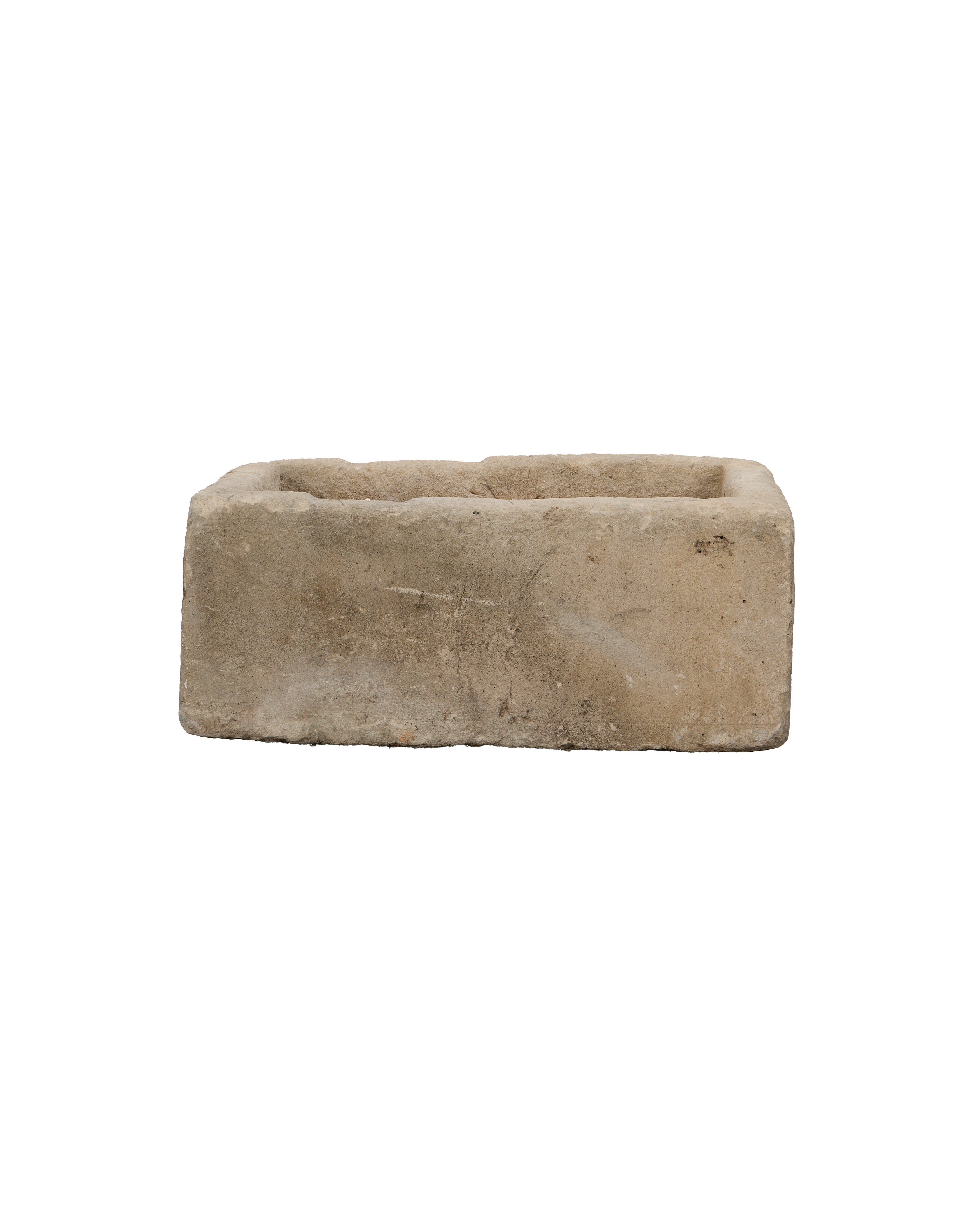 Vintage Limestone Trough - Rectangle from Indonesia - Planters, Fountains, & Water Features