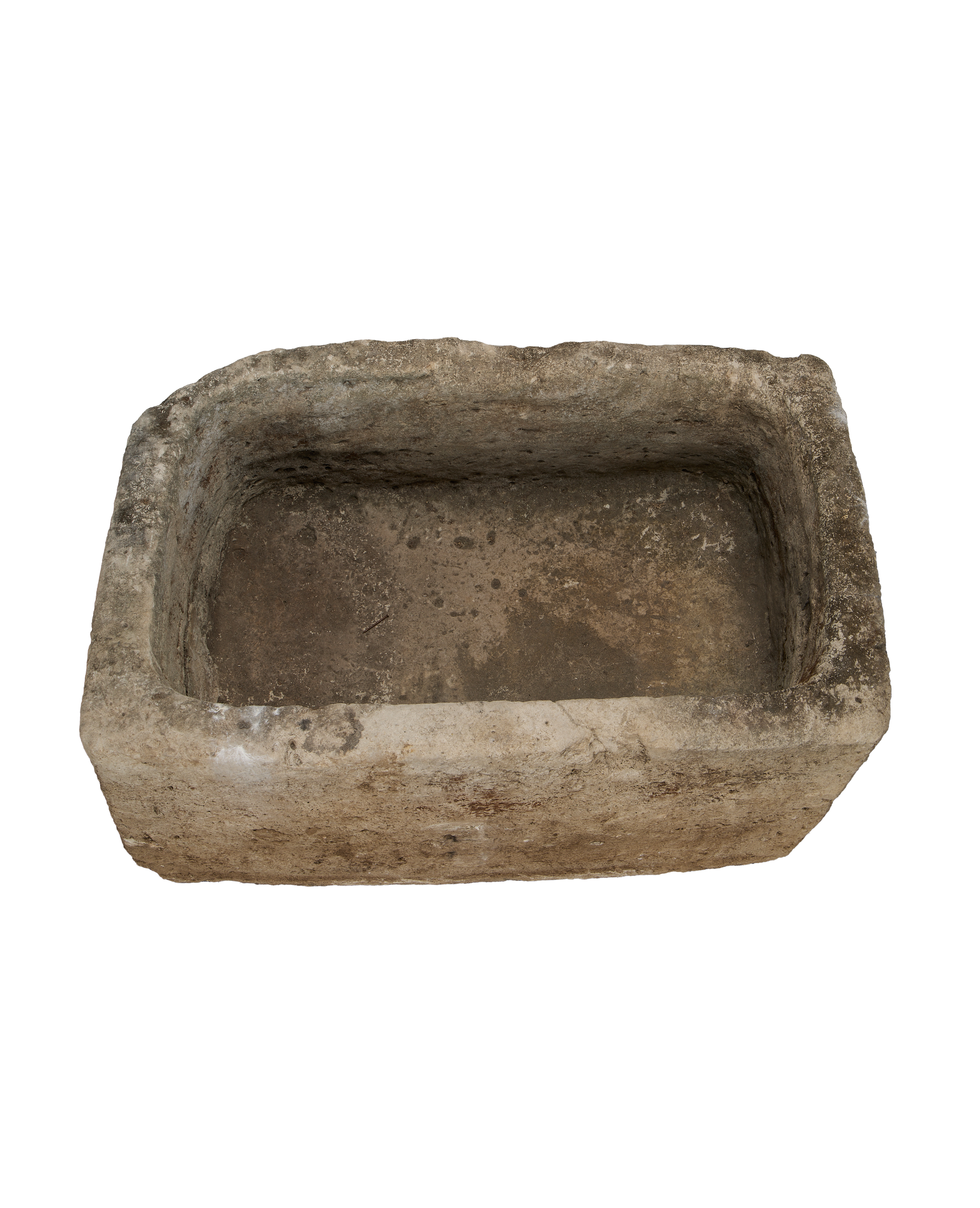 Vintage Limestone Trough - Rectangle from Indonesia - Planters, Fountains, & Water Features