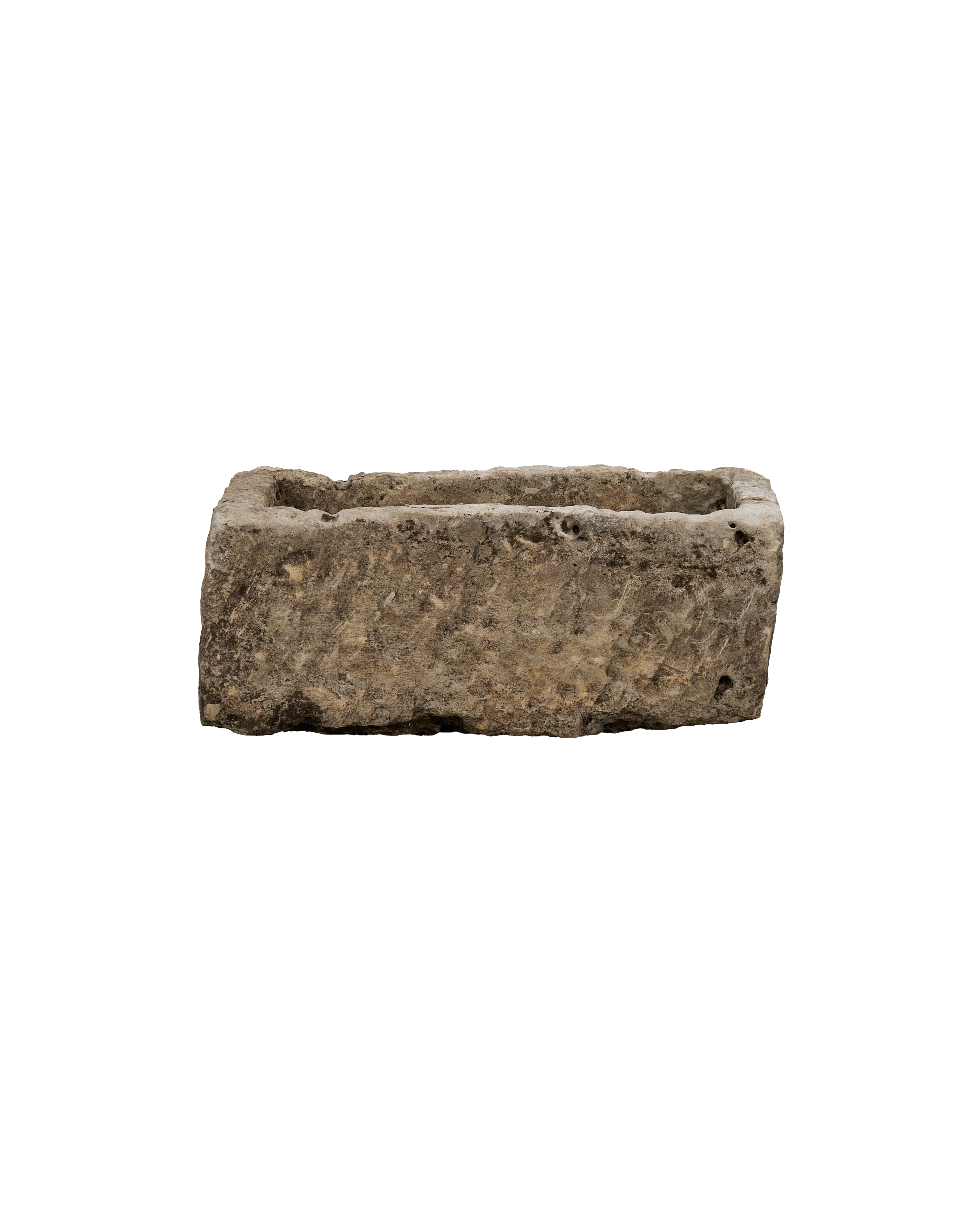 Vintage Limestone Trough - Rectangle from Indonesia - Planters, Fountains, & Water Features