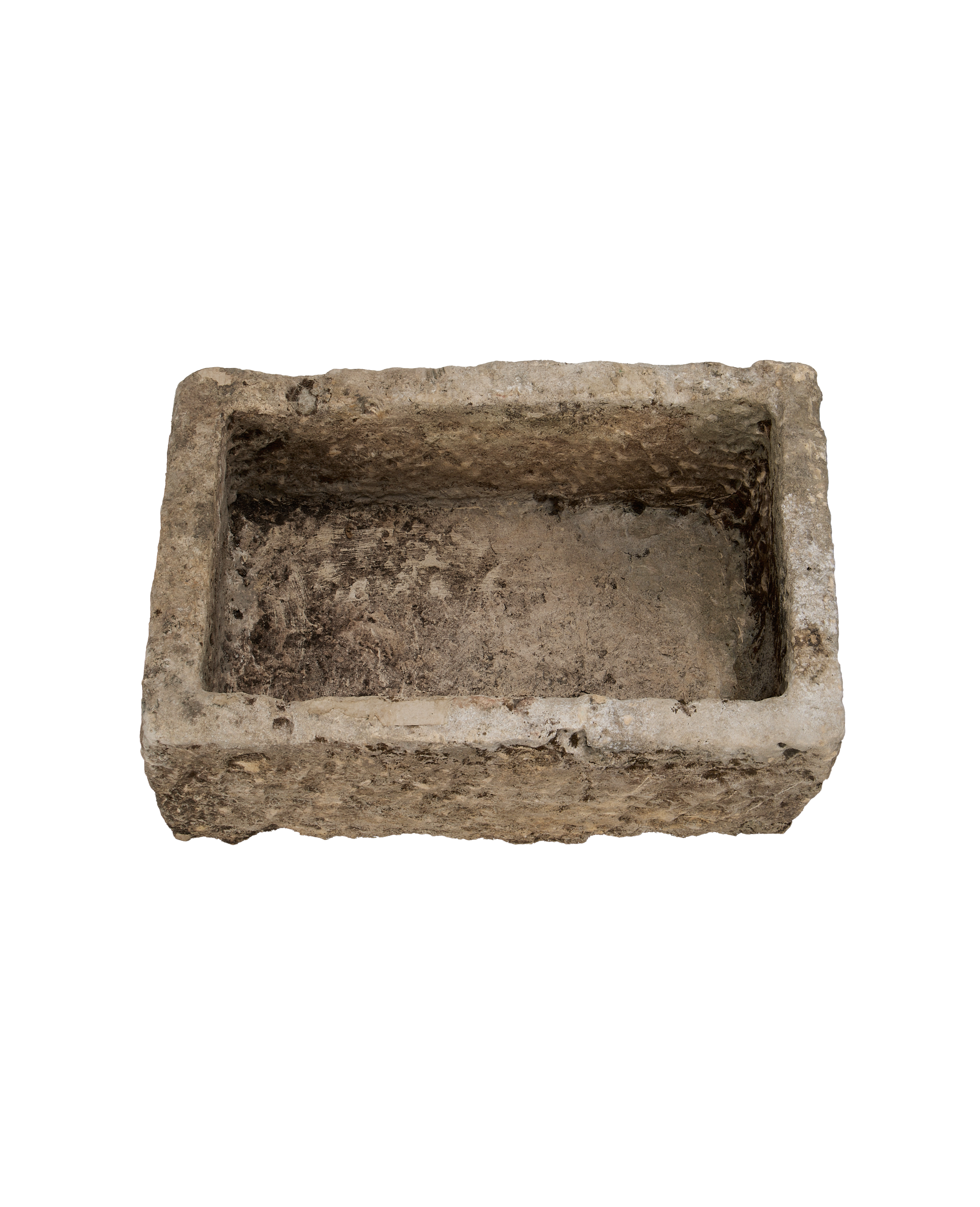 Vintage Limestone Trough - Rectangle from Indonesia - Planters, Fountains, & Water Features
