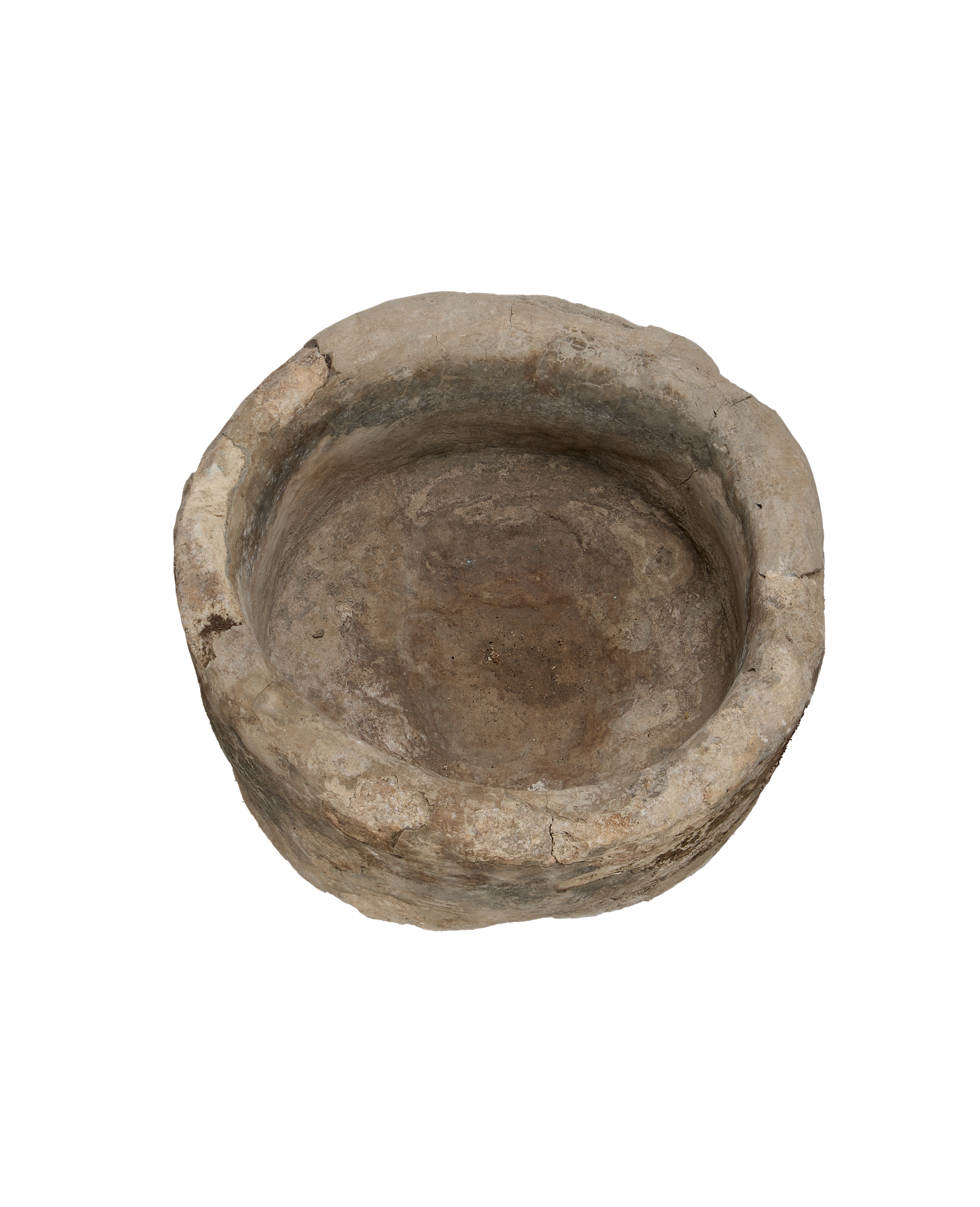 Vintage Limestone Trough - Round from Indonesia - Planters, Fountains, & Water Features