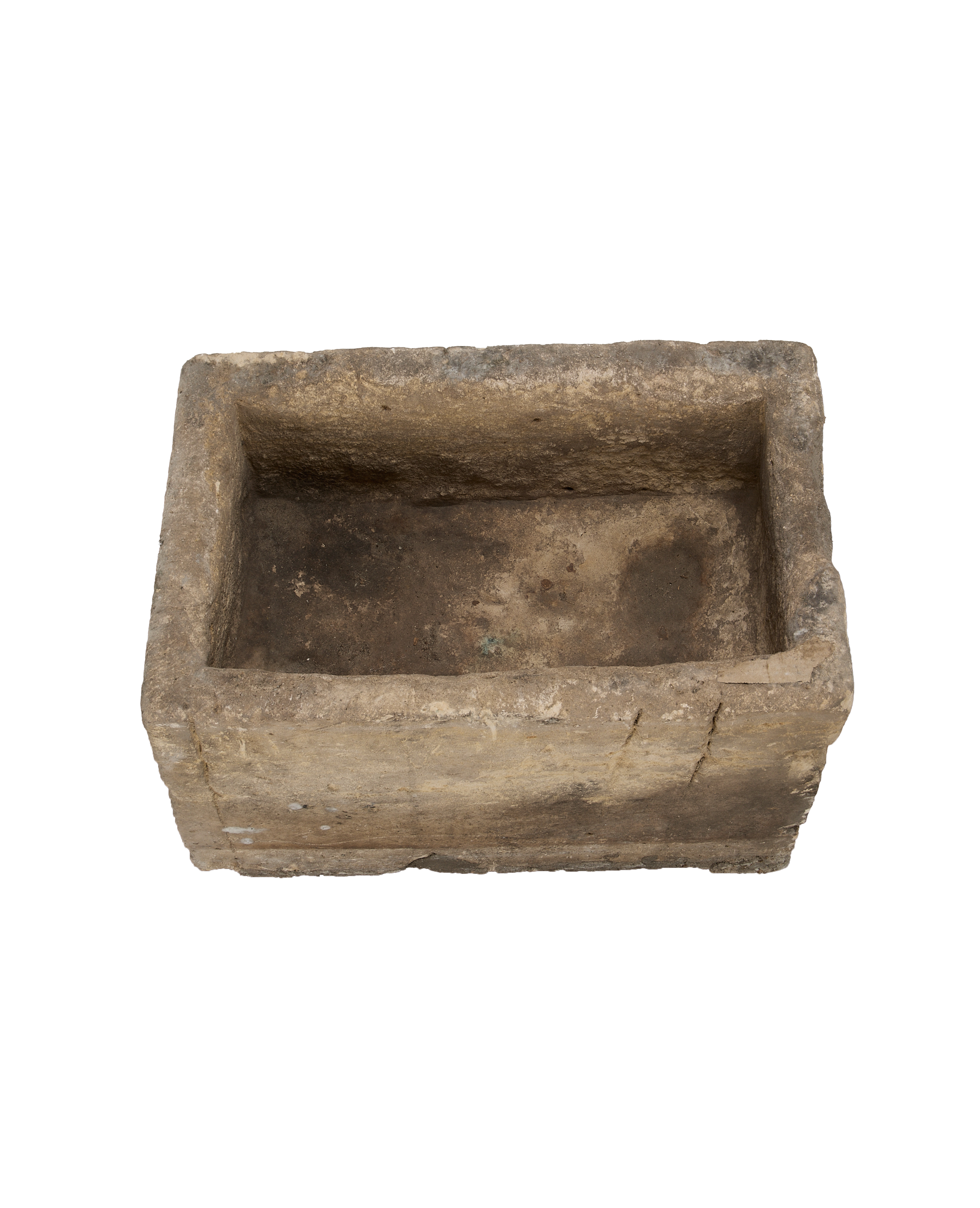 Vintage Limestone Trough - Rectangle from Indonesia - Planters, Fountains, & Water Features