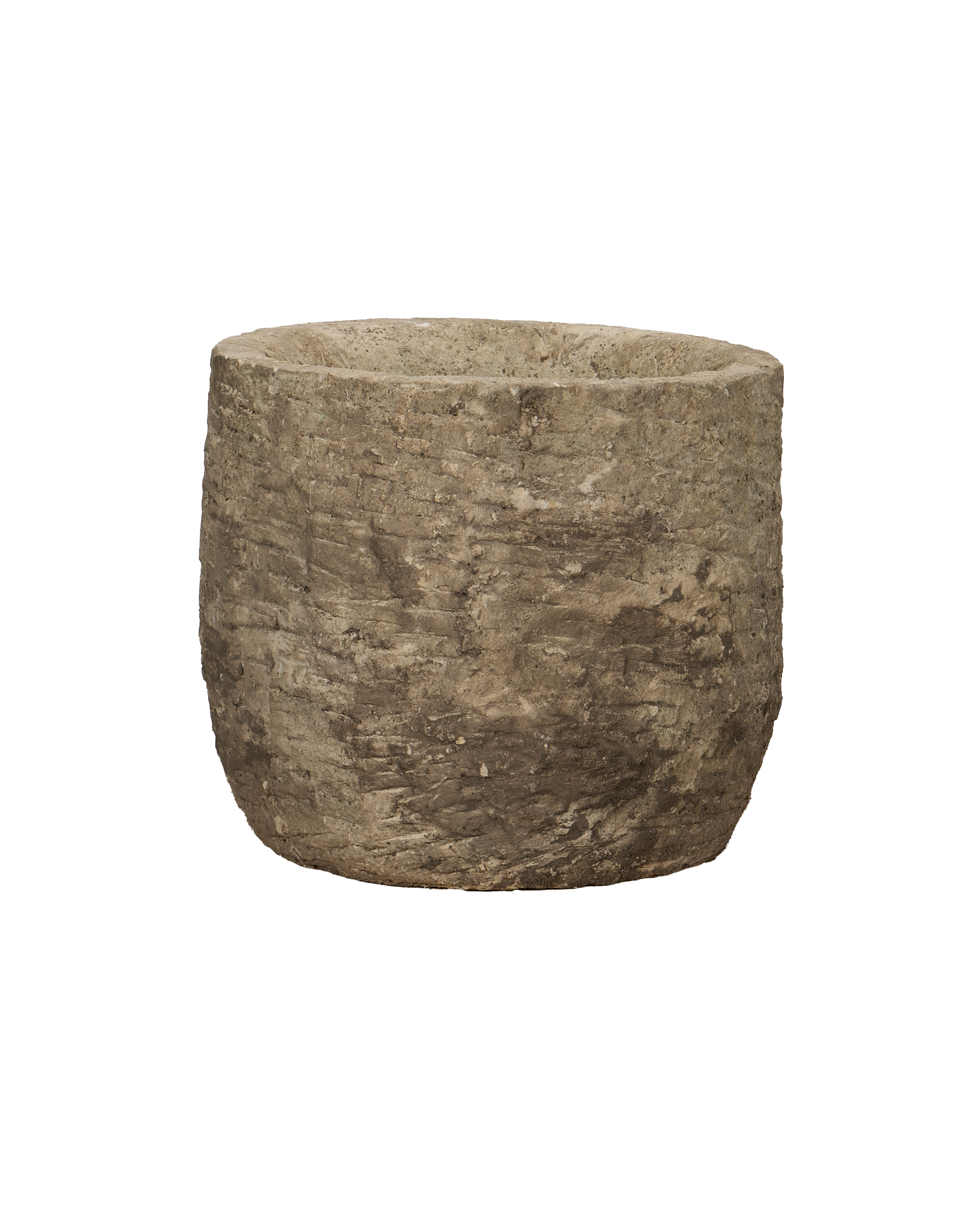 Vintage Limestone Trough - Round from Indonesia - Planters, Fountains, & Water Features