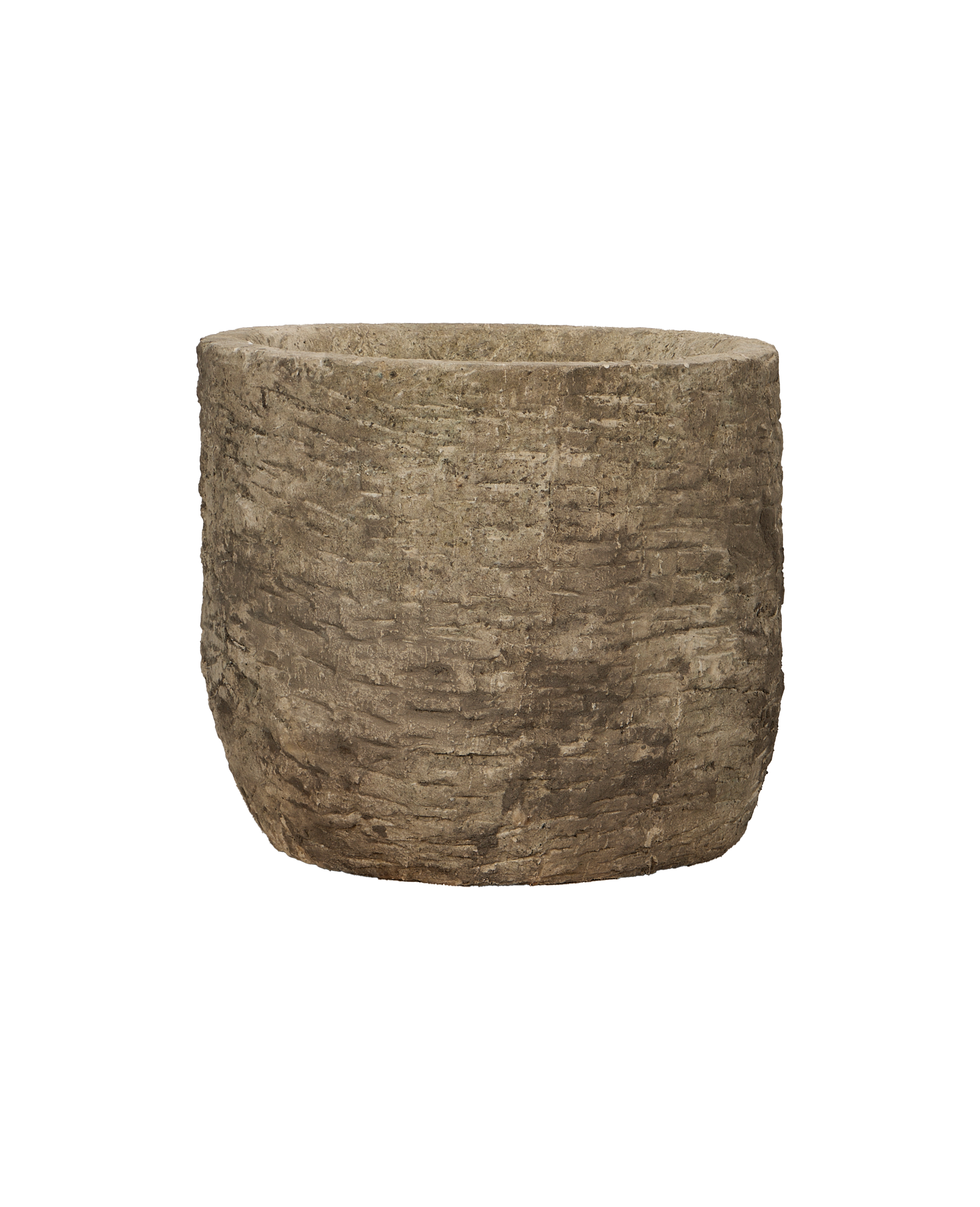 Vintage Limestone Trough - Round from Indonesia - Planters, Fountains, & Water Features