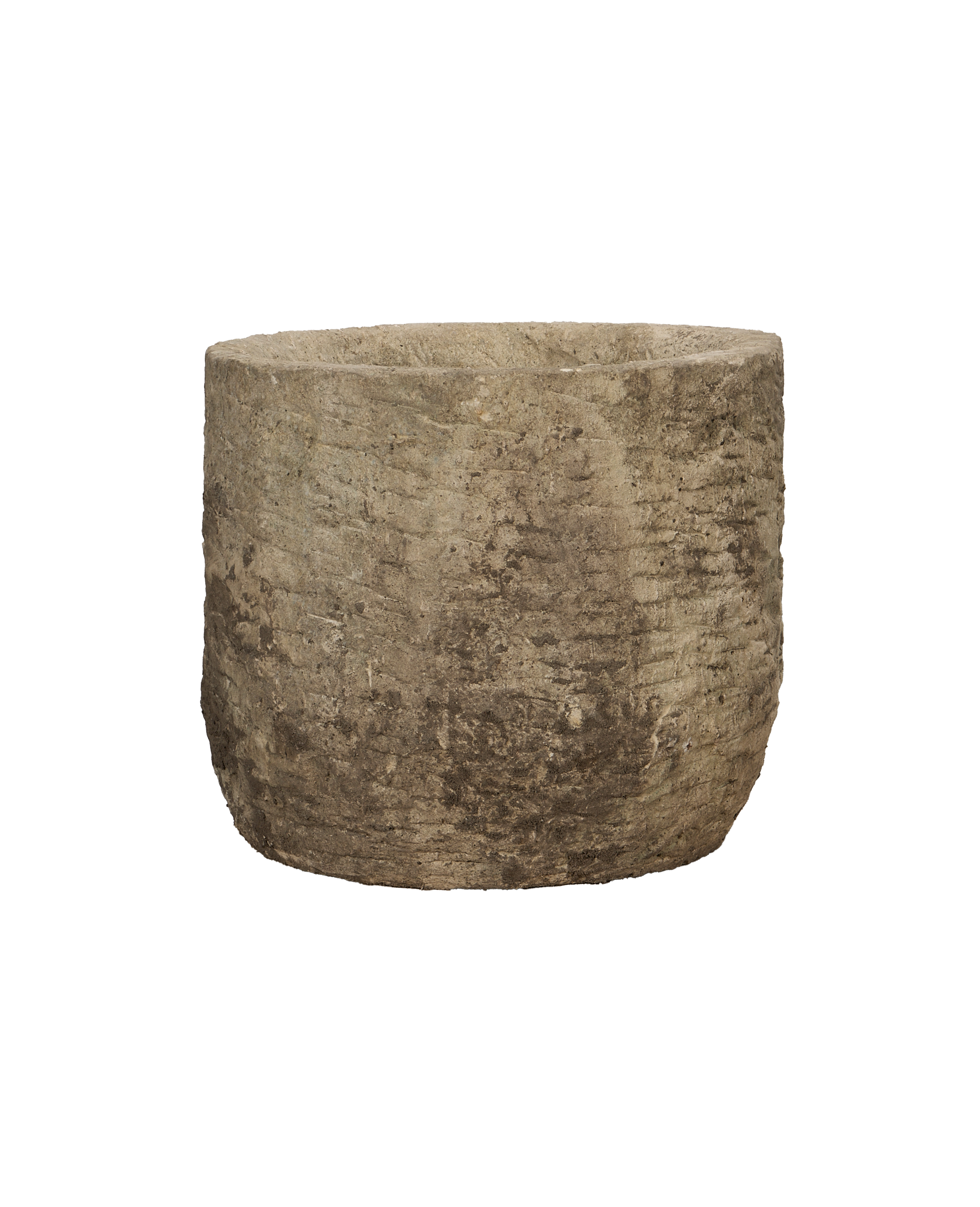 Vintage Limestone Trough - Round from Indonesia - Planters, Fountains, & Water Features