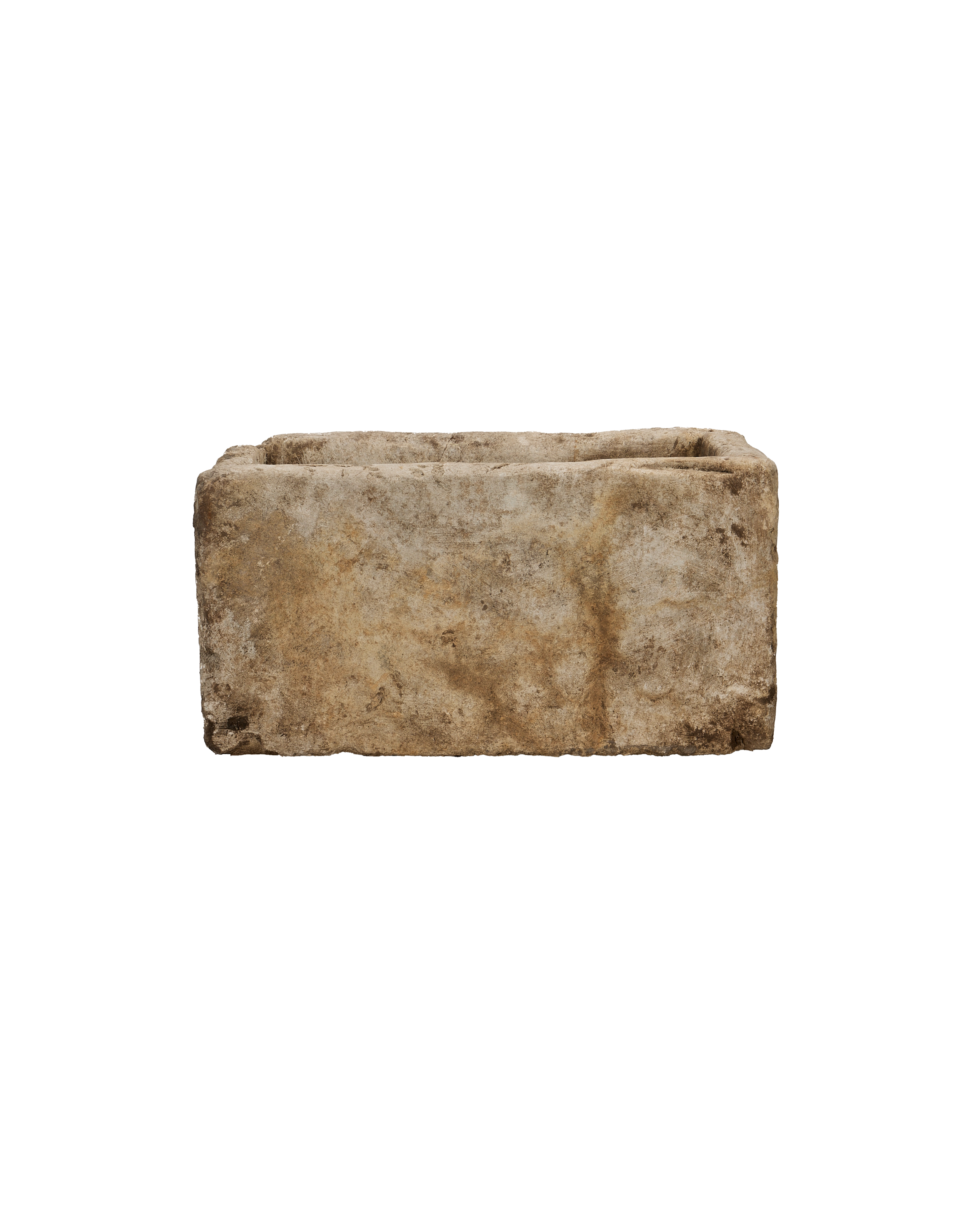 Vintage Limestone Trough - Rectangle from Indonesia - Planters, Fountains, & Water Features
