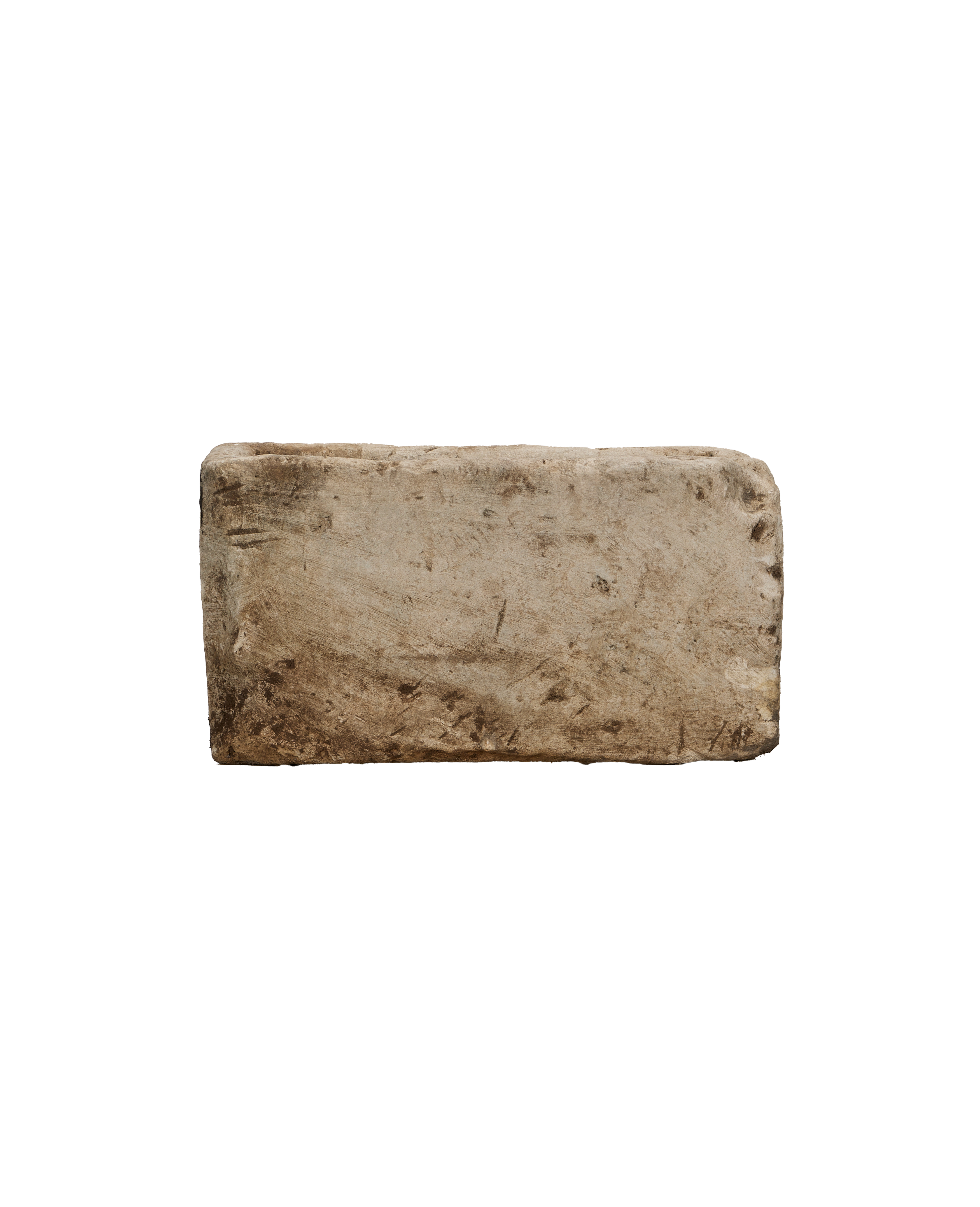 Vintage Limestone Trough - Rectangle from Indonesia - Planters, Fountains, & Water Features