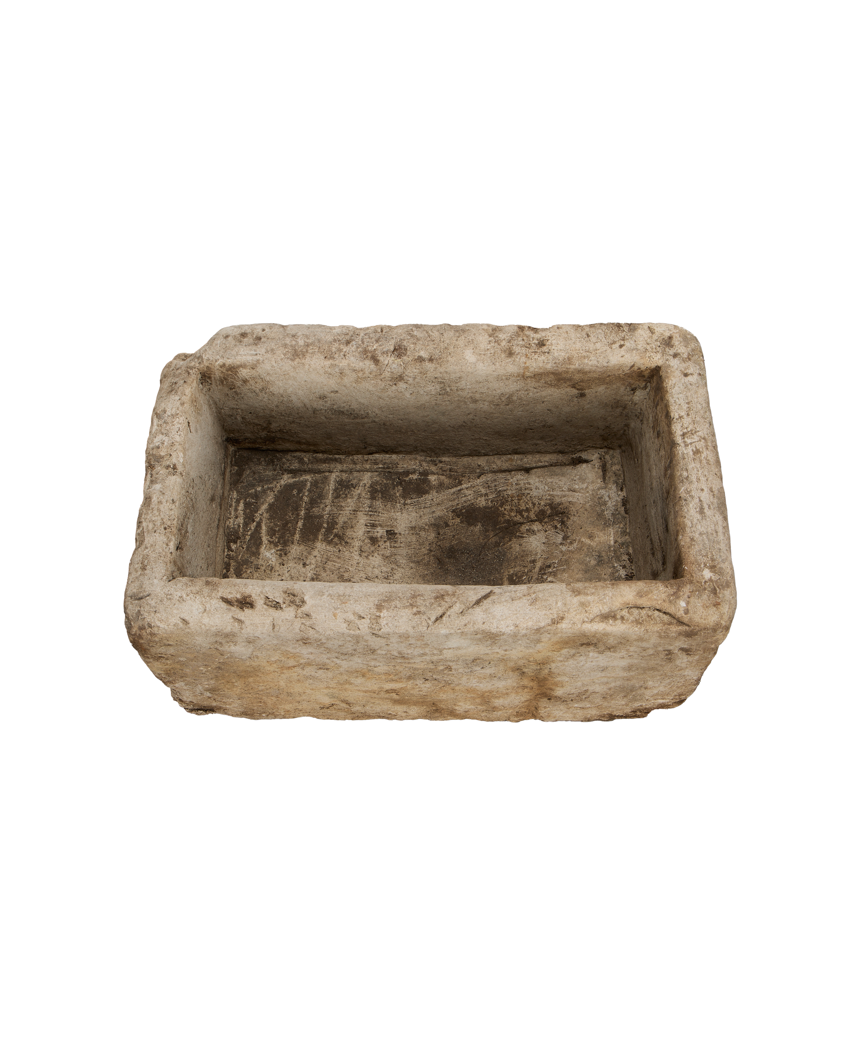 Vintage Limestone Trough - Rectangle from Indonesia - Planters, Fountains, & Water Features