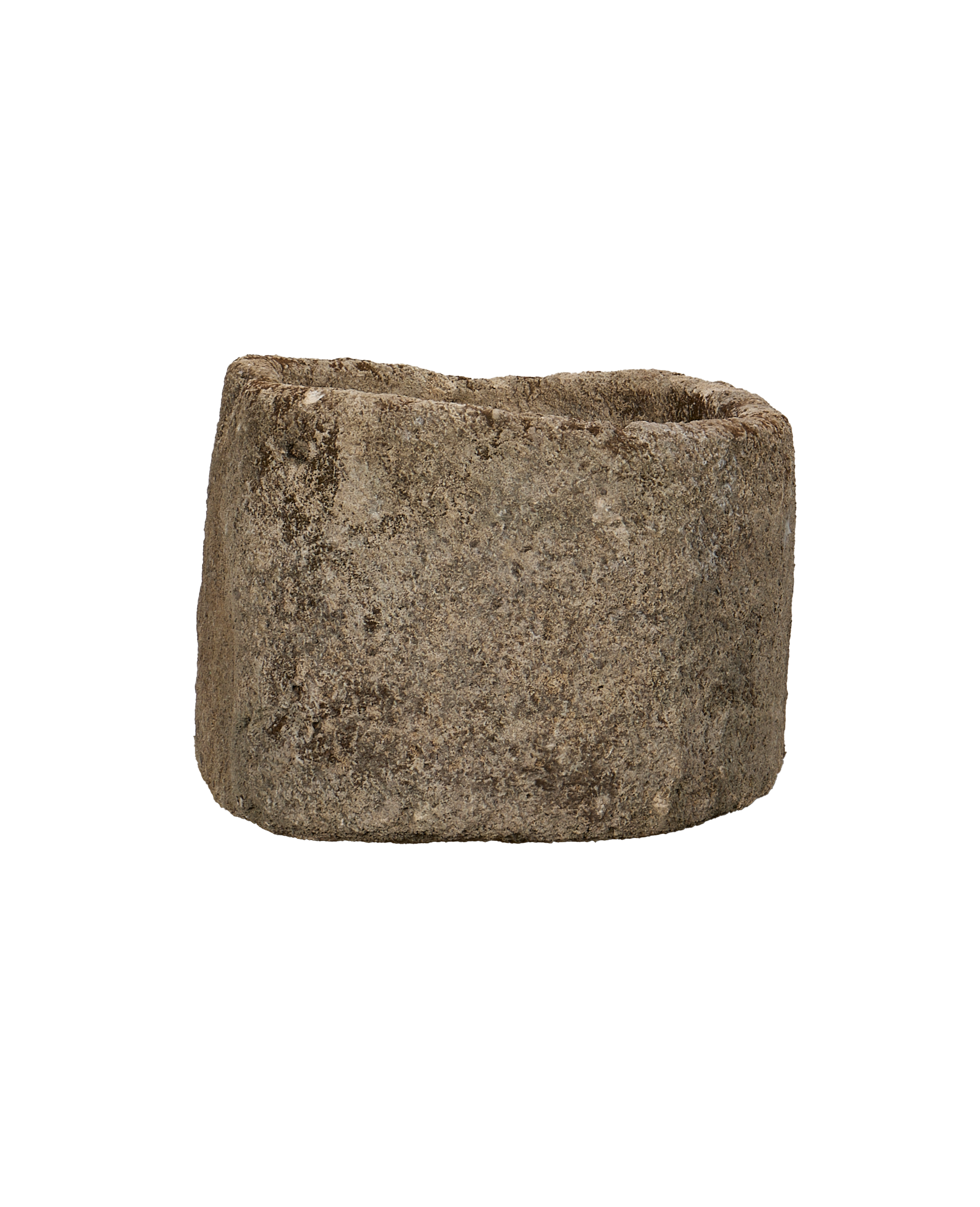 Vintage Limestone Trough - Round from Indonesia - Planters, Fountains, & Water Features