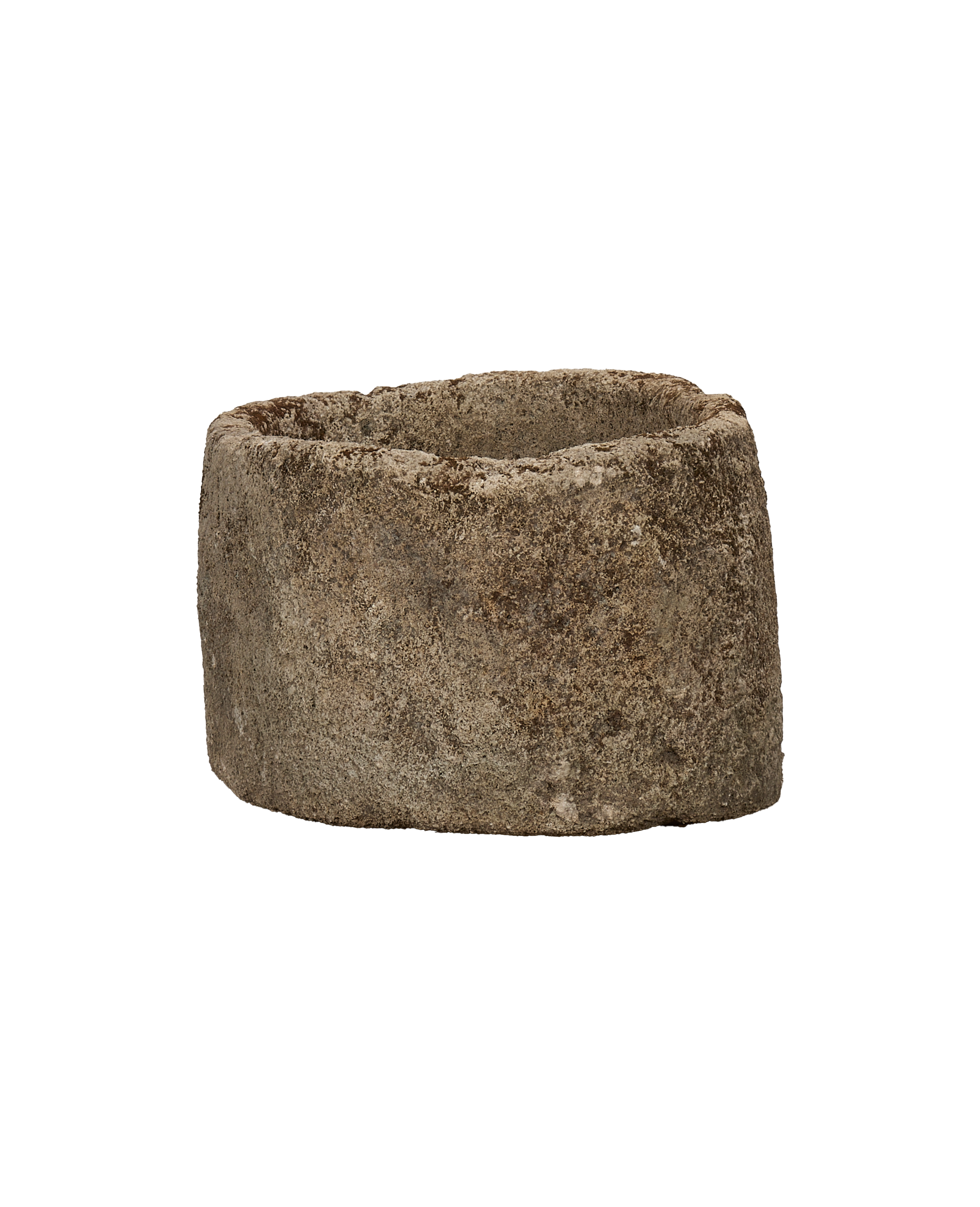 Vintage Limestone Trough - Round from Indonesia - Planters, Fountains, & Water Features