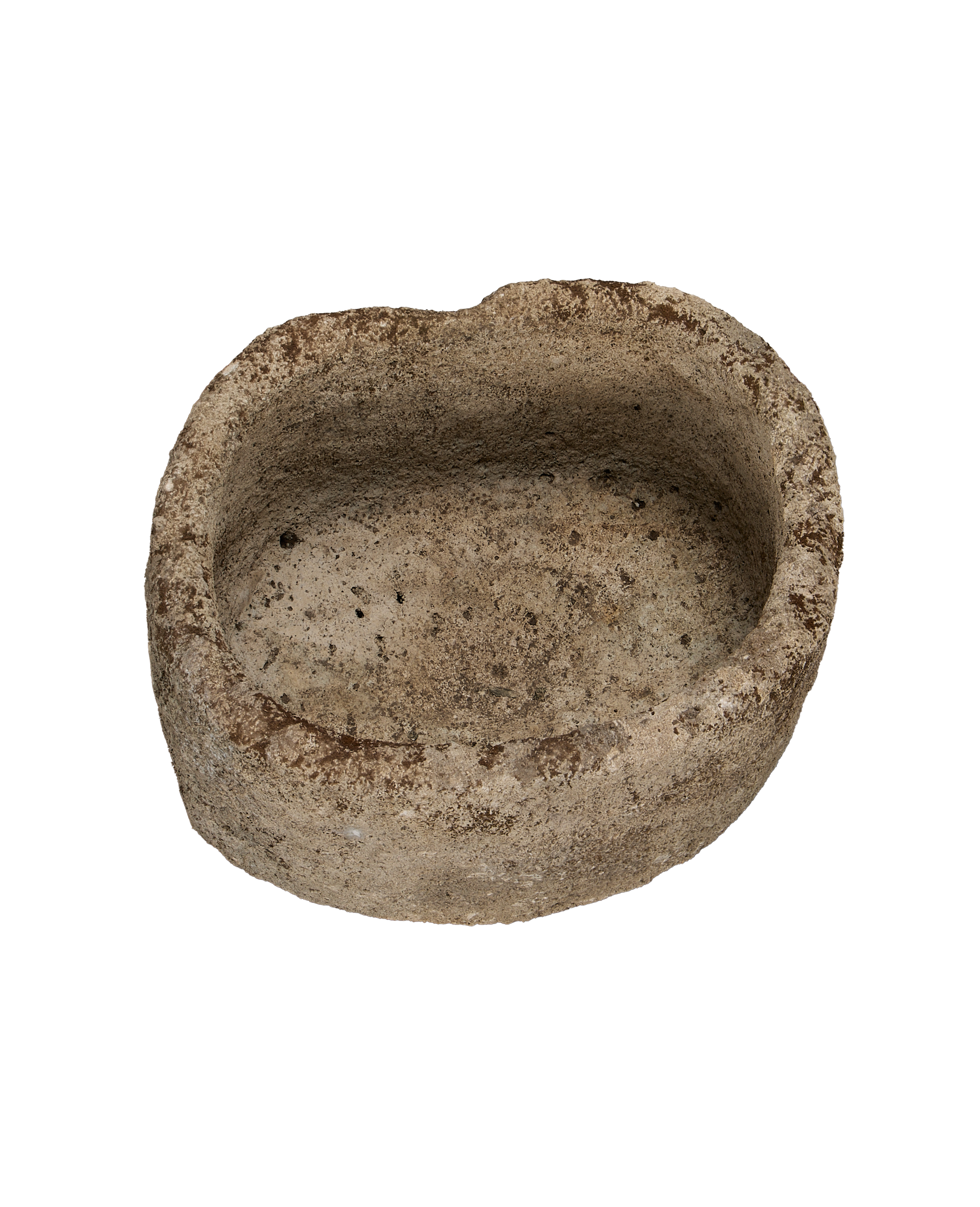 Vintage Limestone Trough - Round from Indonesia - Planters, Fountains, & Water Features