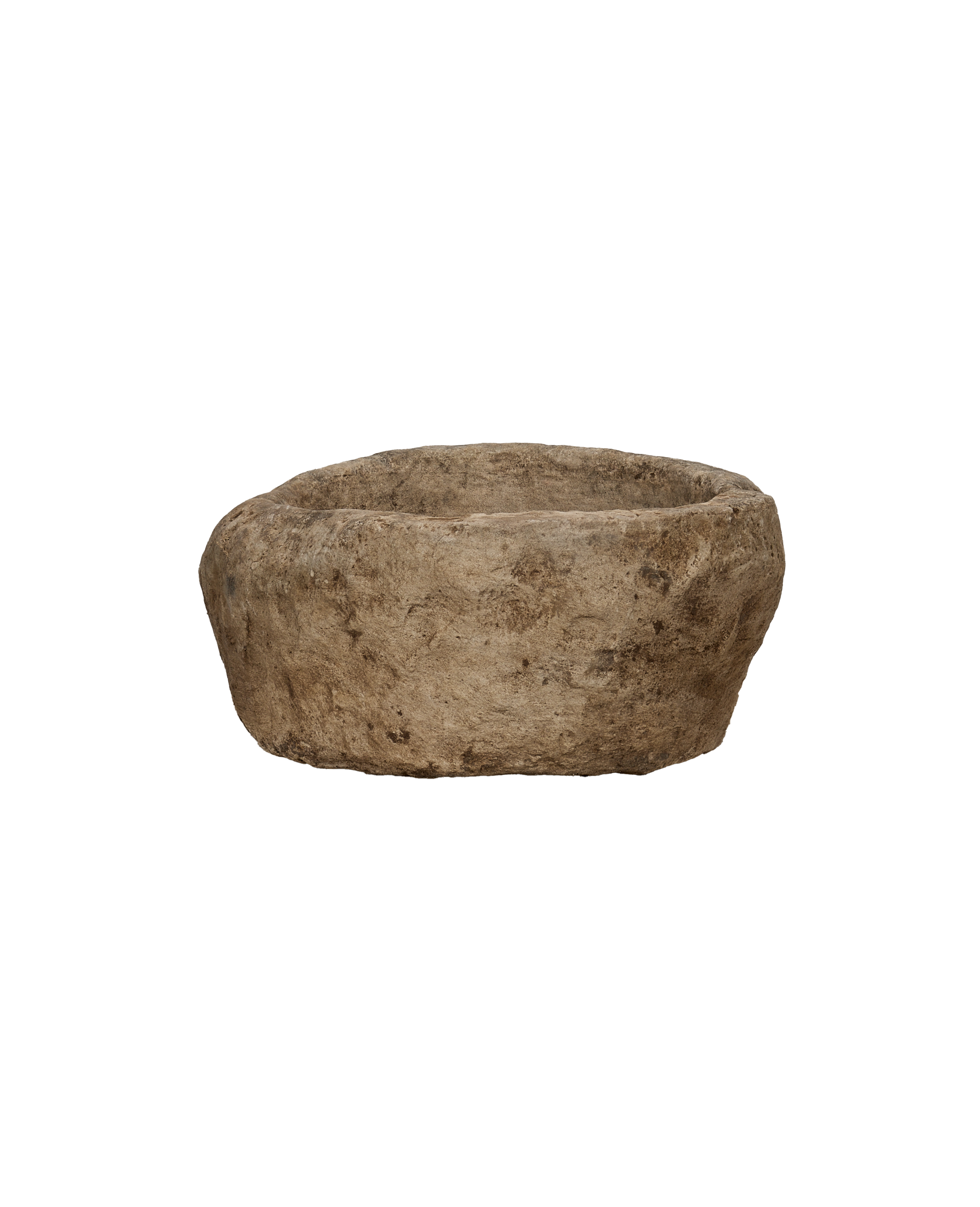 Vintage Limestone Trough - Round from Indonesia - Planters, Fountains, & Water Features