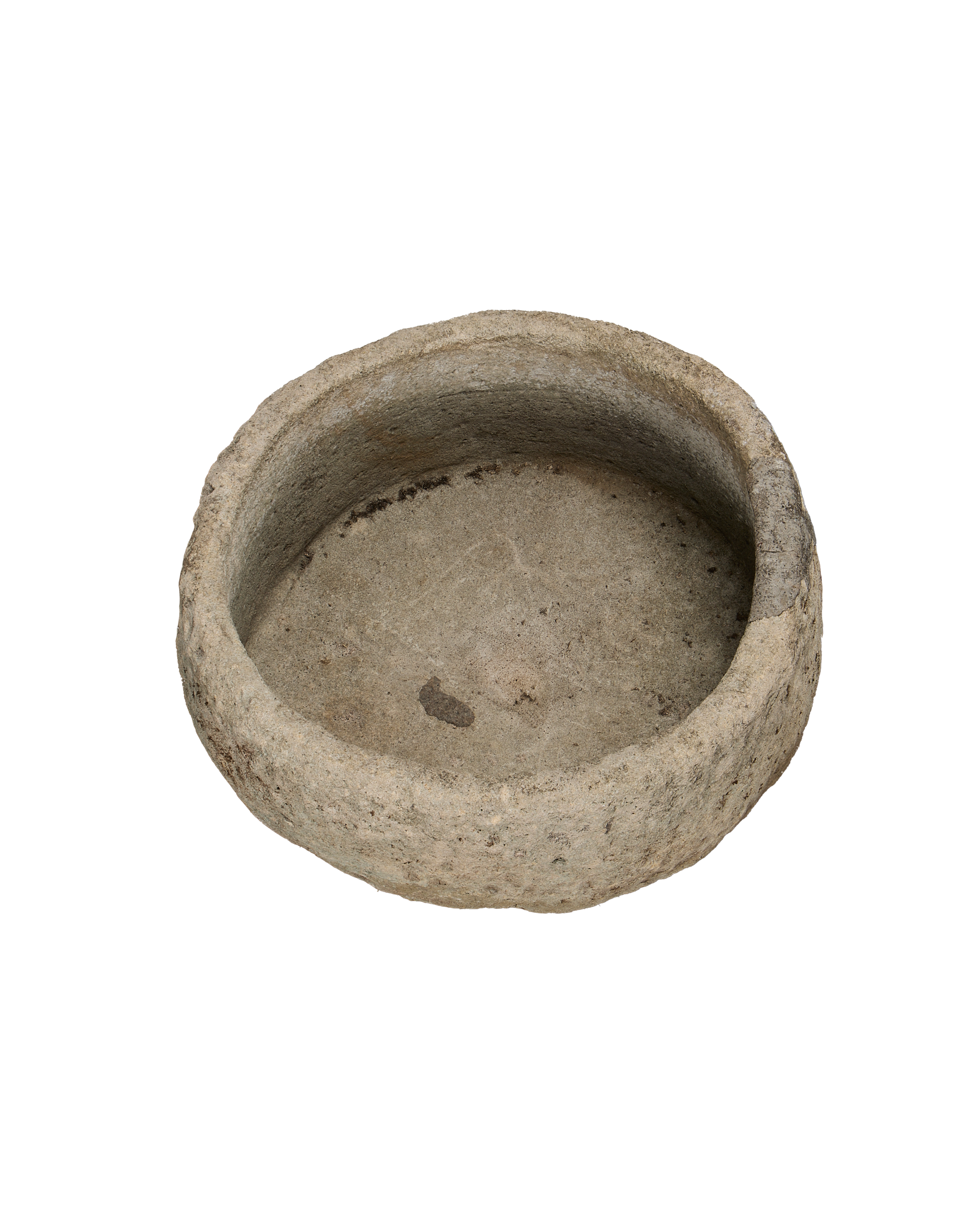 Vintage Limestone Trough - Round from Indonesia - Planters, Fountains, & Water Features