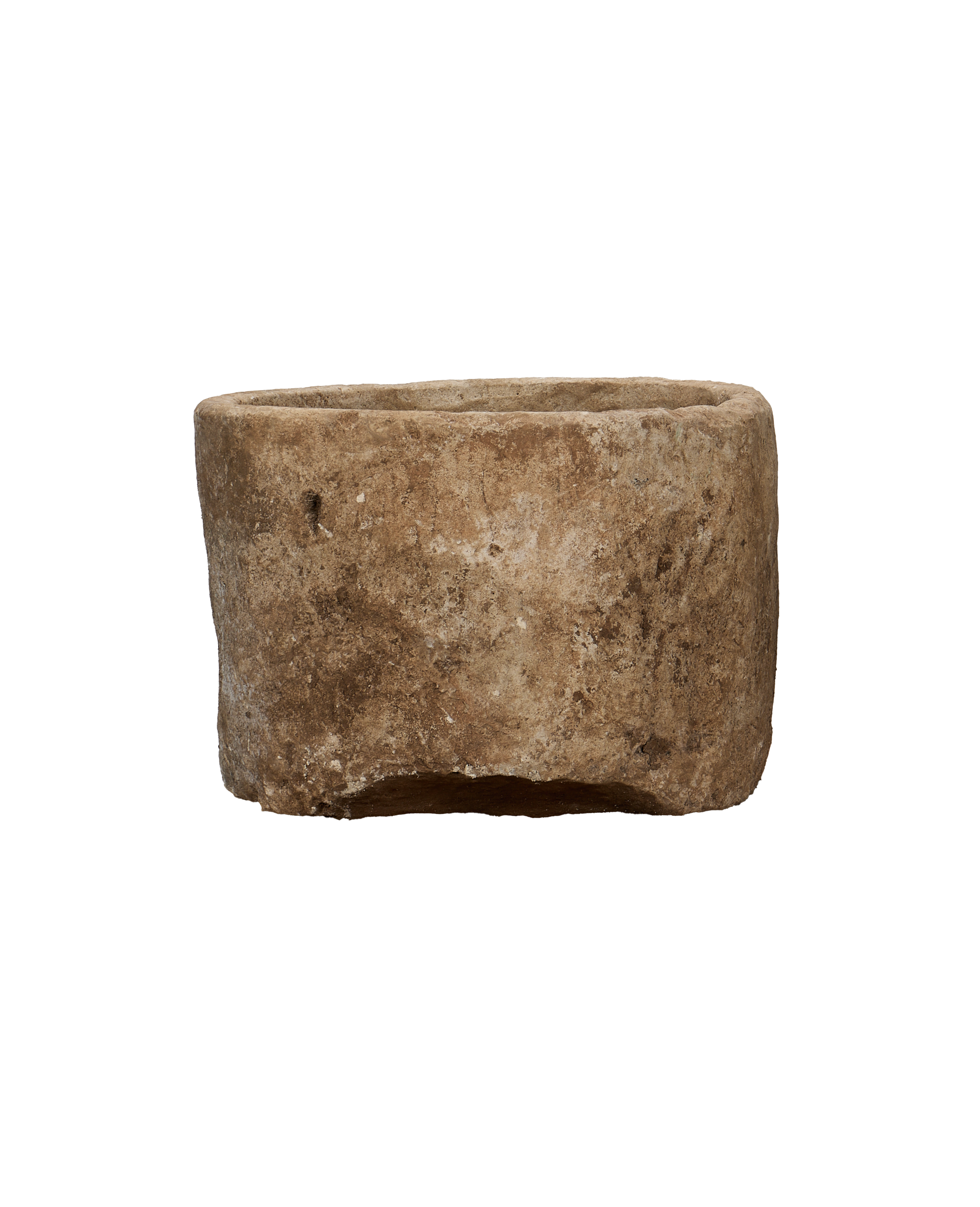 Vintage Limestone Trough - Round from Indonesia - Planters, Fountains, & Water Features