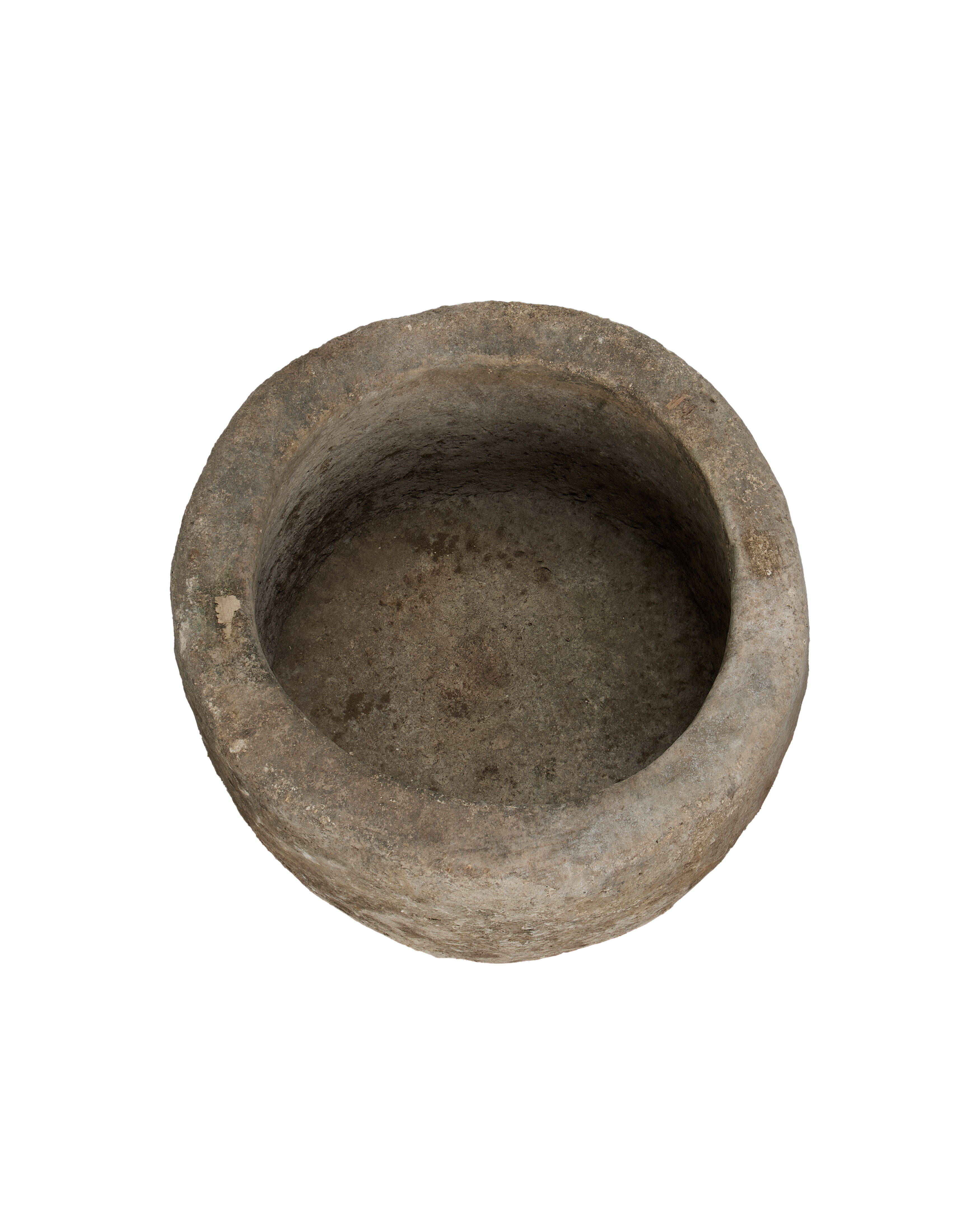 Vintage Limestone Trough - Round from Indonesia - Planters, Fountains, & Water Features