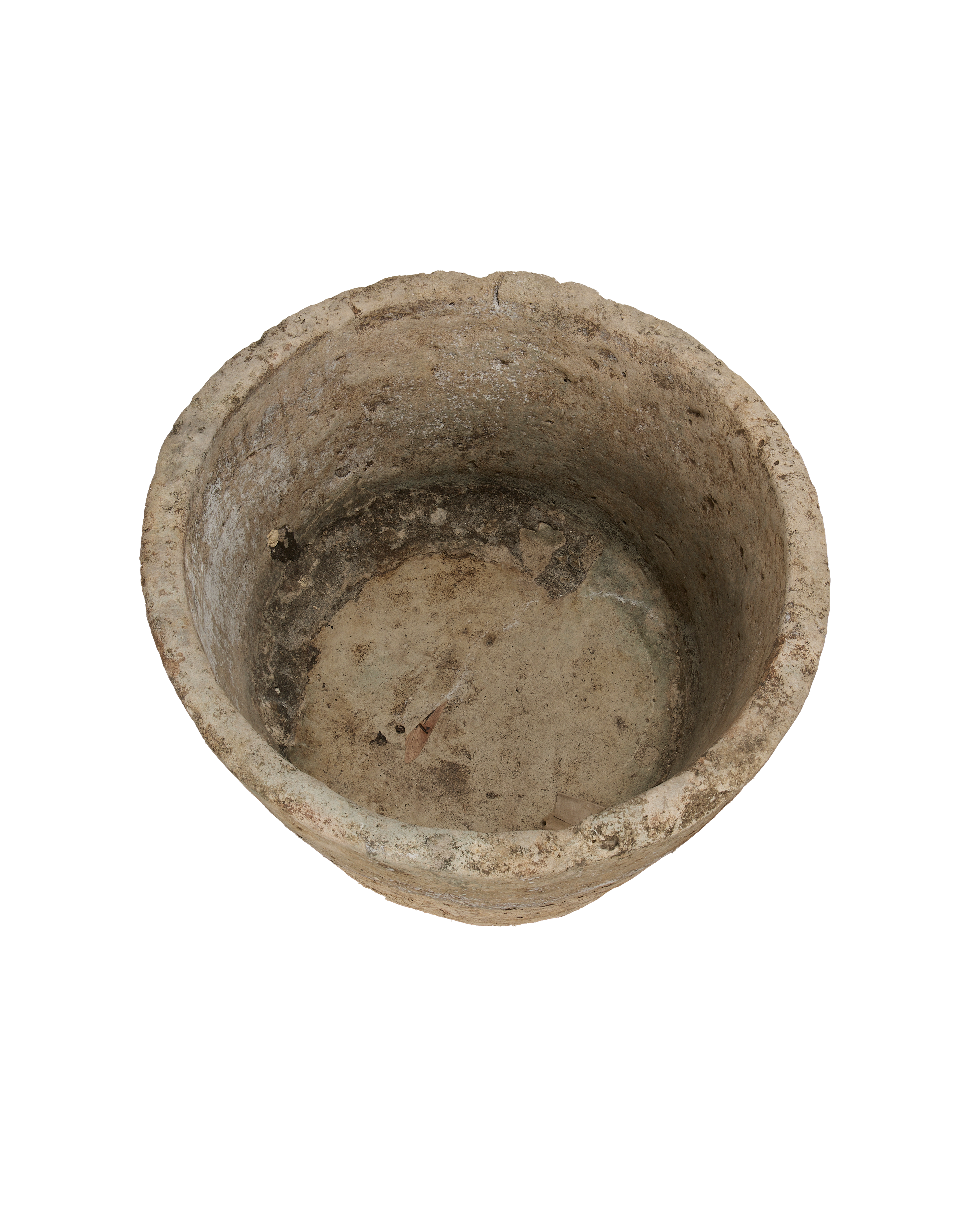 Vintage Limestone Trough - Round from Indonesia - Planters, Fountains, & Water Features