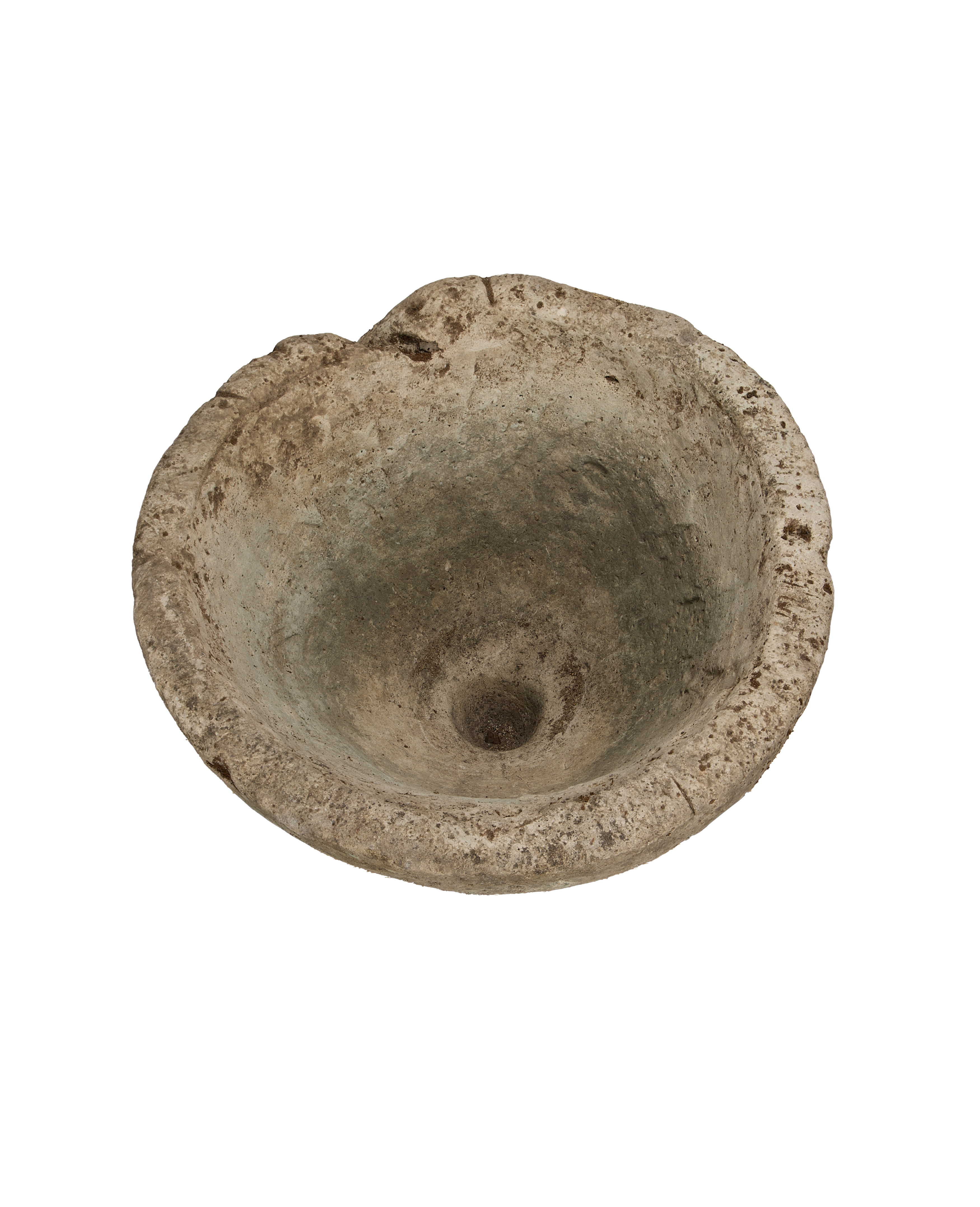 Vintage Limestone Trough - Round from Indonesia - Planters, Fountains, & Water Features