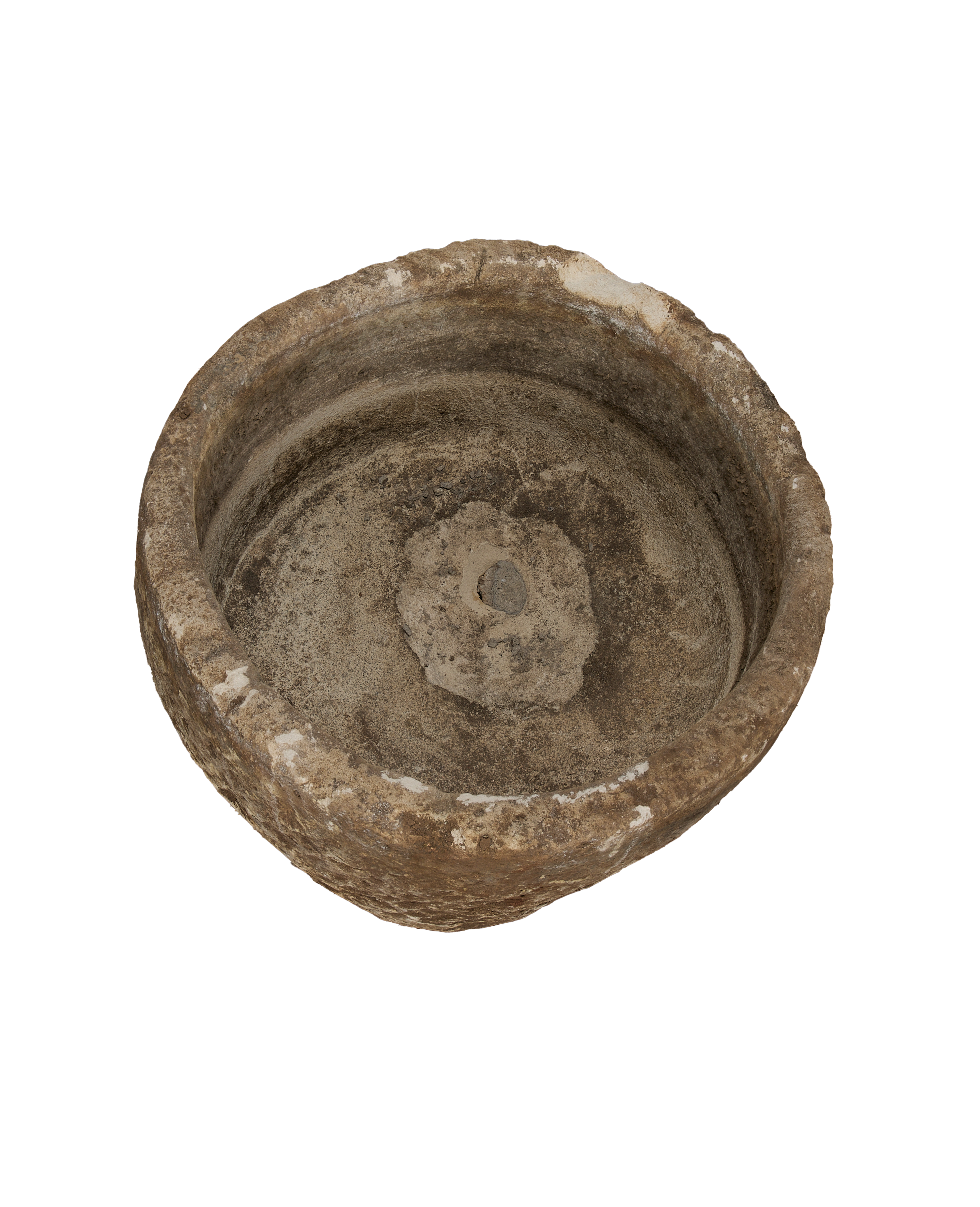 Vintage Limestone Trough - Round from Indonesia - Planters, Fountains, & Water Features