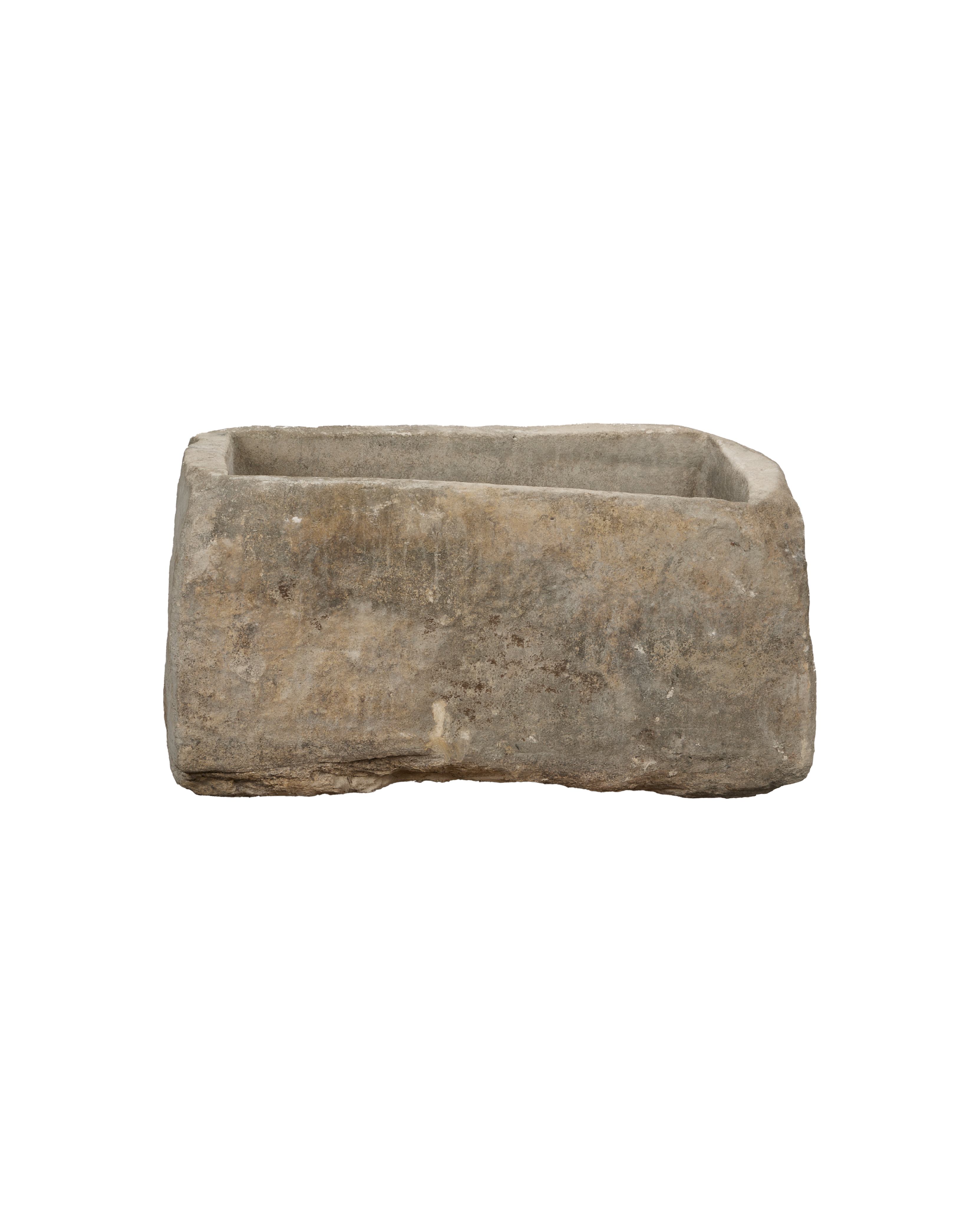 Vintage Limestone Trough - Rectangle from Indonesia - Planters, Fountains, & Water Features