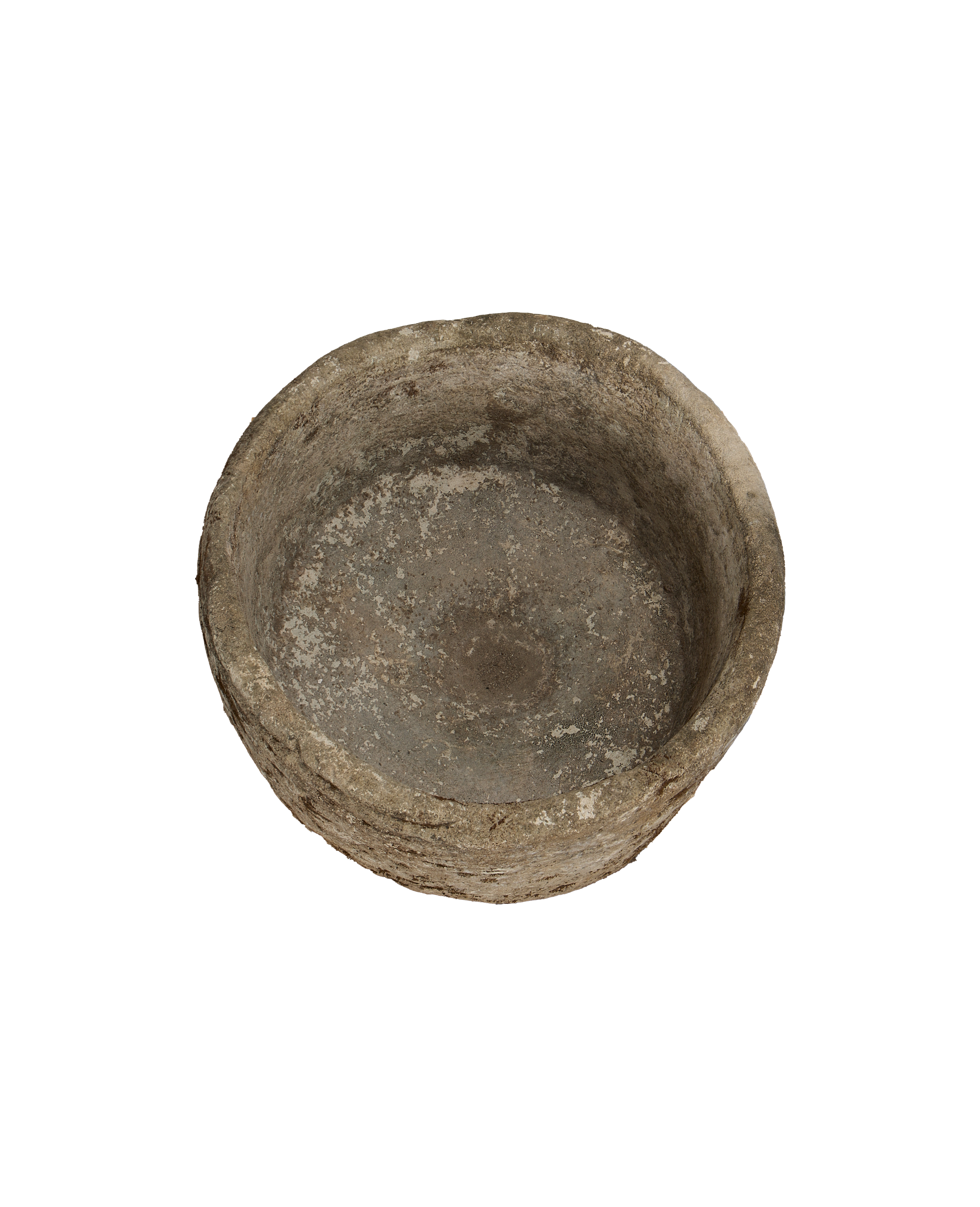 Vintage Limestone Trough - Round from Indonesia - Planters, Fountains, & Water Features