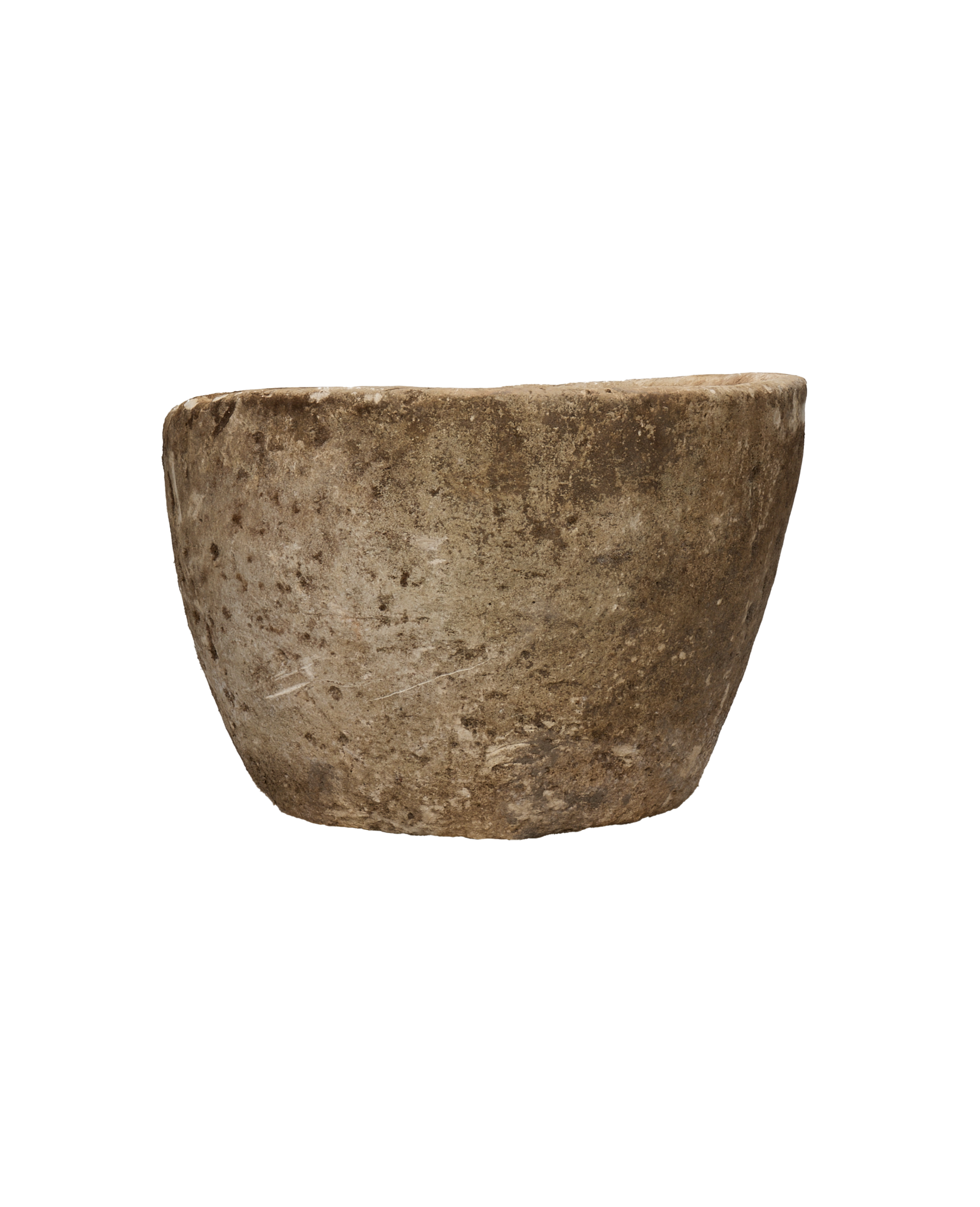 Vintage Limestone Trough - Round from Indonesia - Planters, Fountains, & Water Features