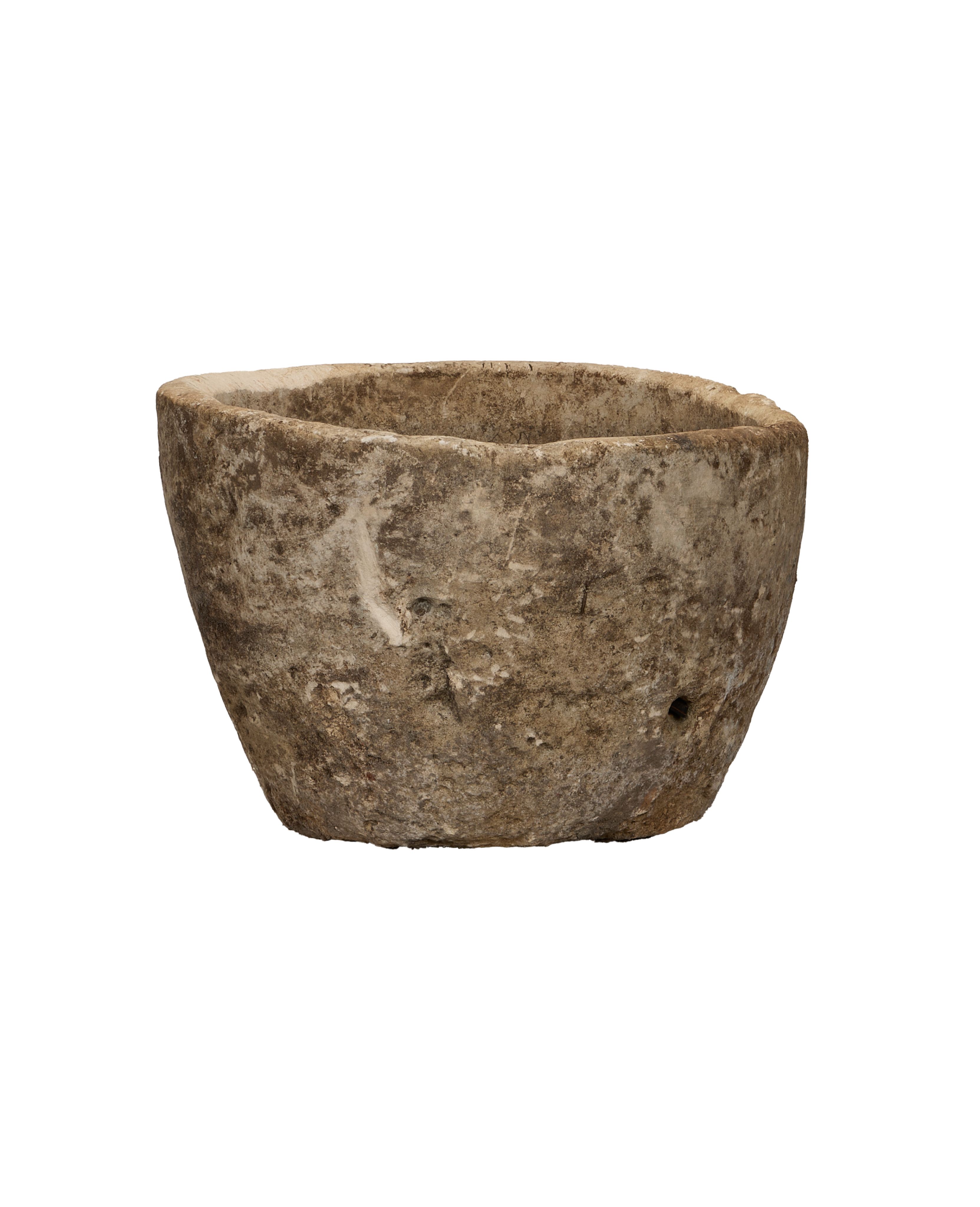 Vintage Limestone Trough - Round from Indonesia - Planters, Fountains, & Water Features