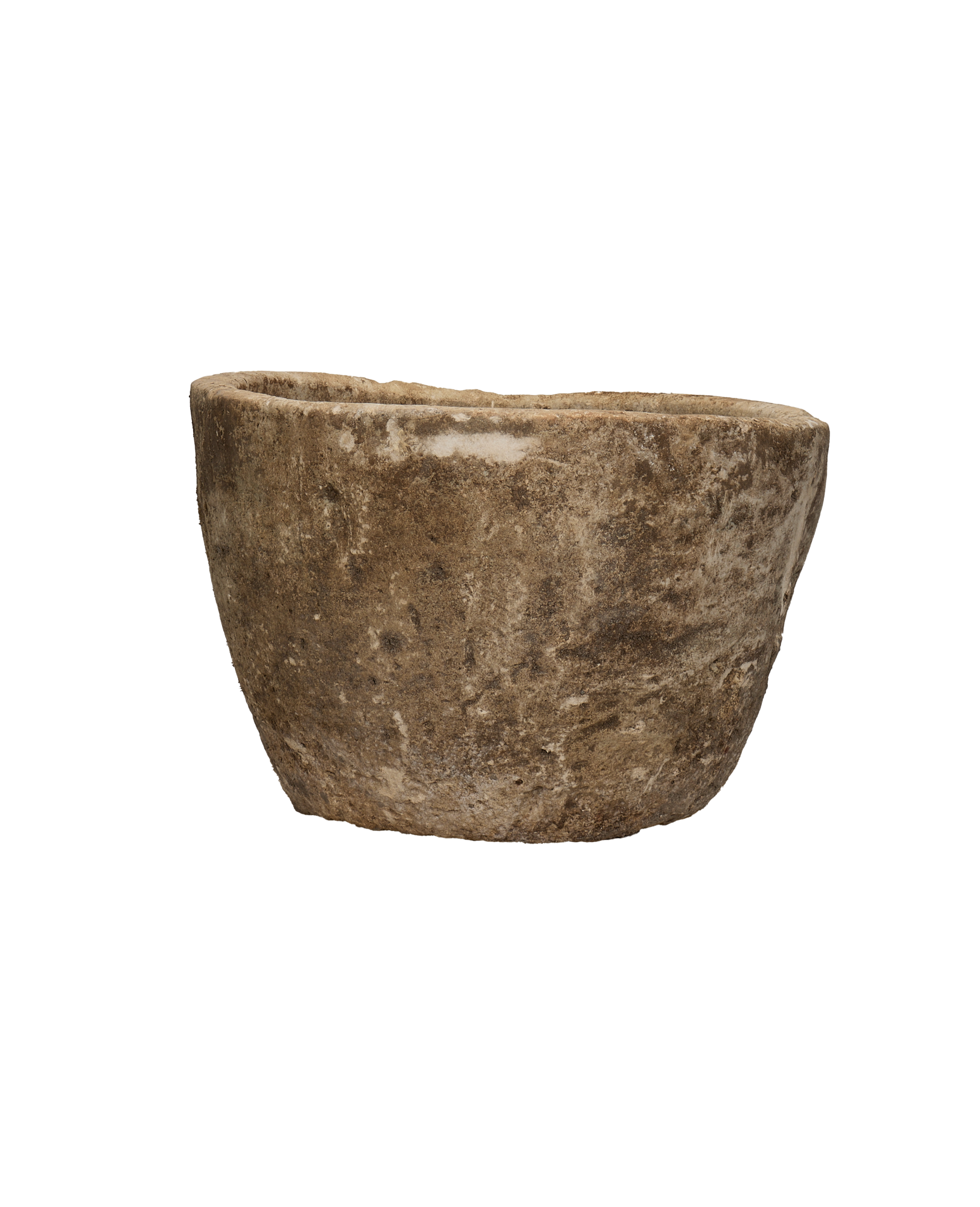 Vintage Limestone Trough - Round from Indonesia - Planters, Fountains, & Water Features