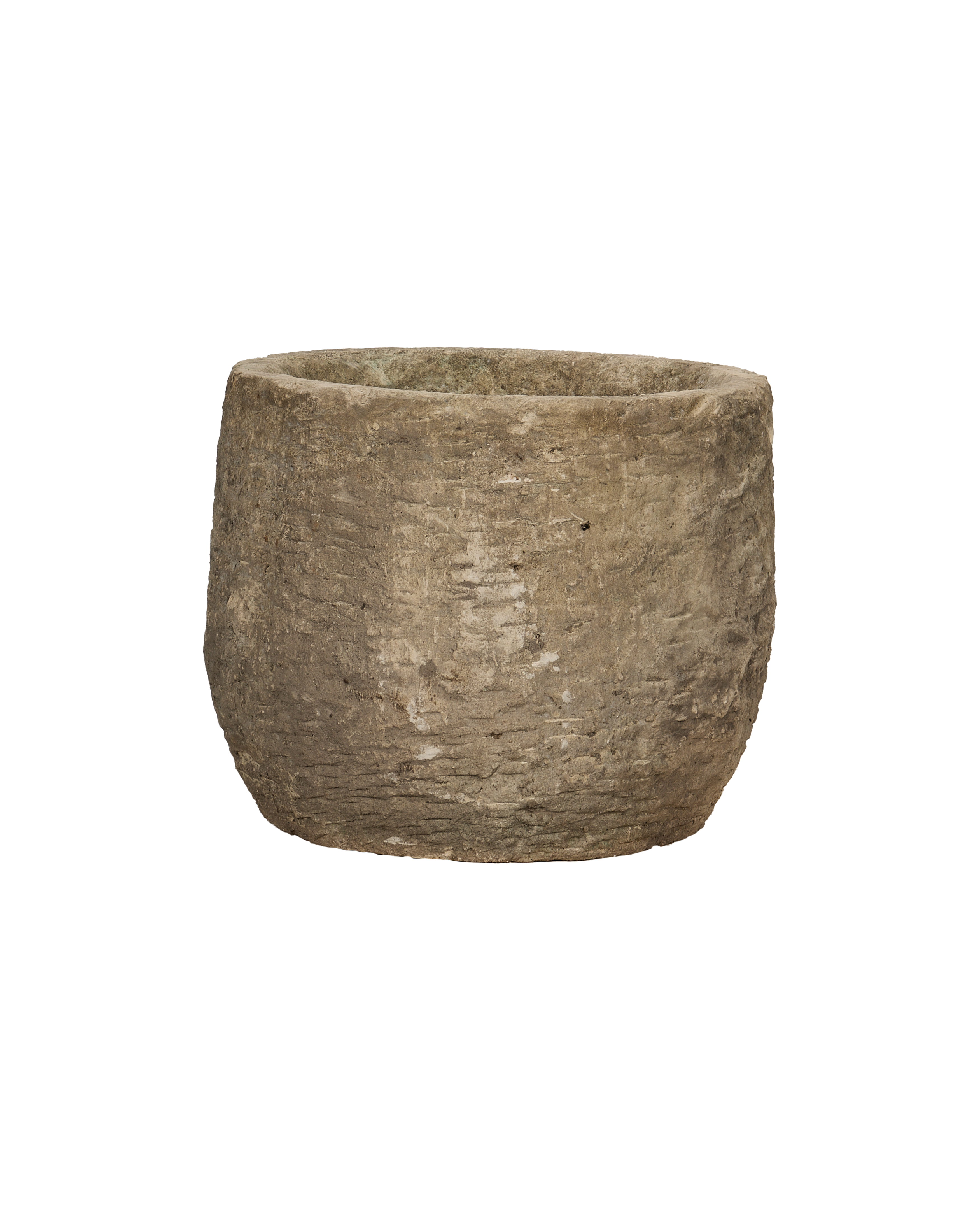 Vintage Limestone Trough - Round from Indonesia - Planters, Fountains, & Water Features