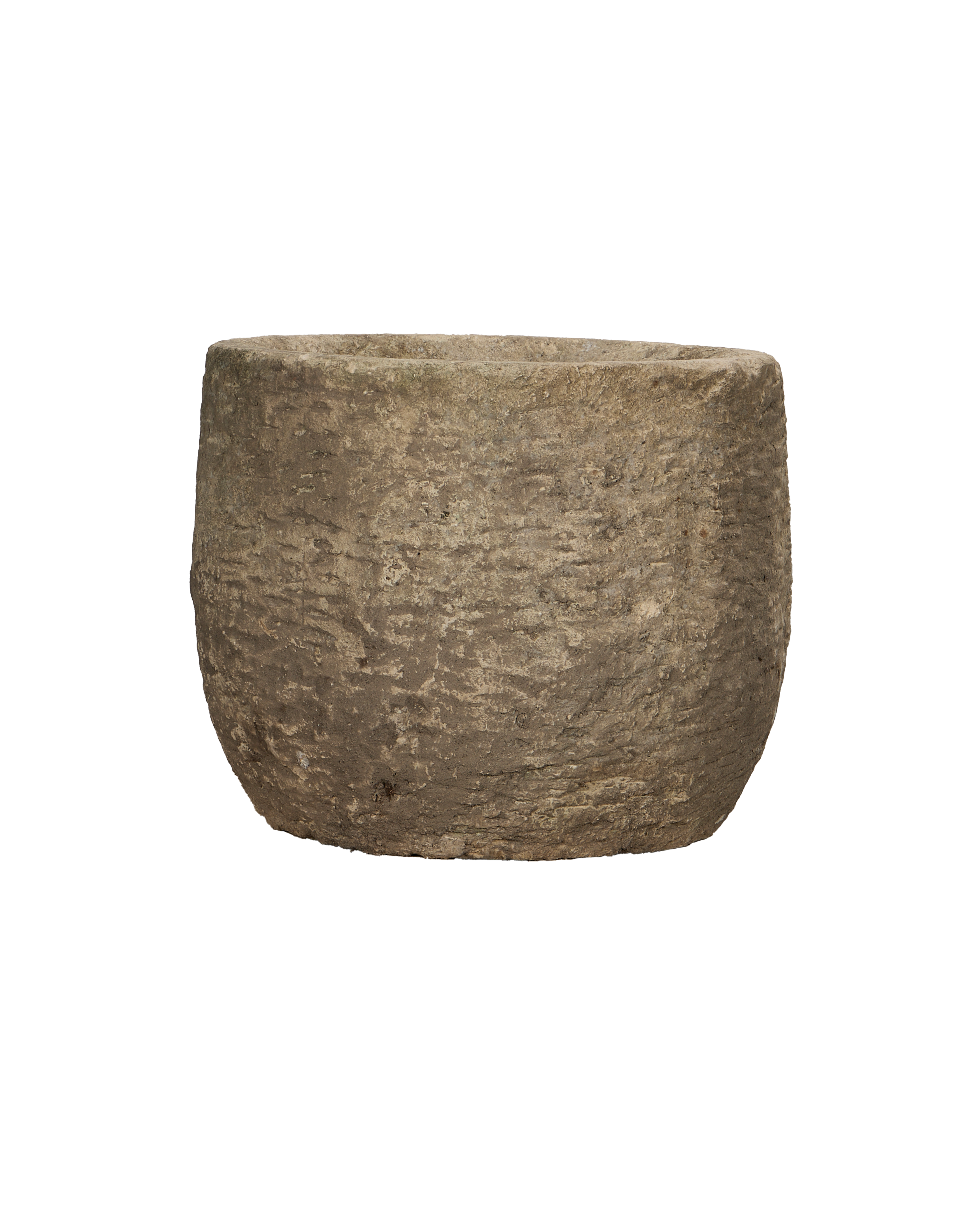 Vintage Limestone Trough - Round from Indonesia - Planters, Fountains, & Water Features