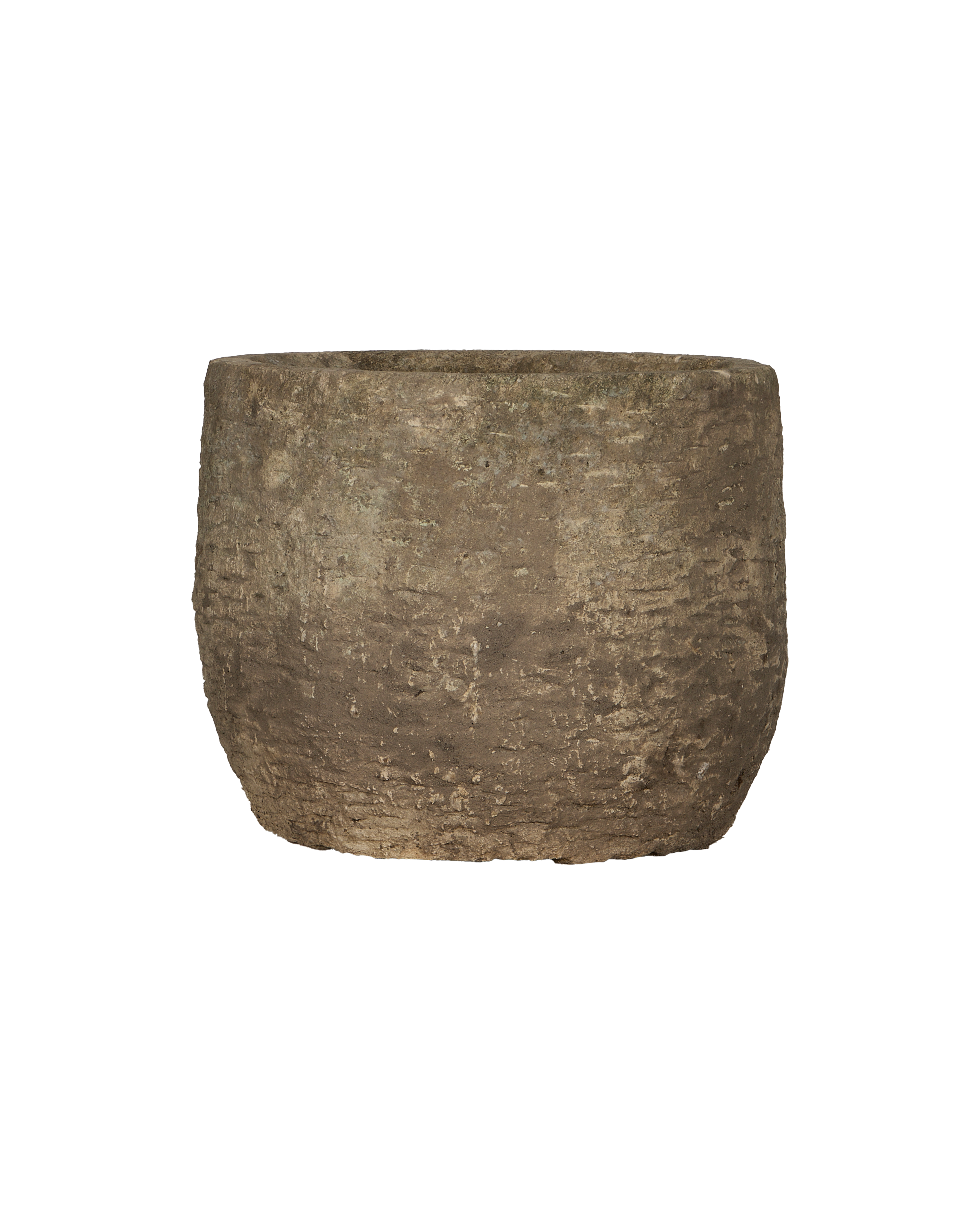 Vintage Limestone Trough - Round from Indonesia - Planters, Fountains, & Water Features