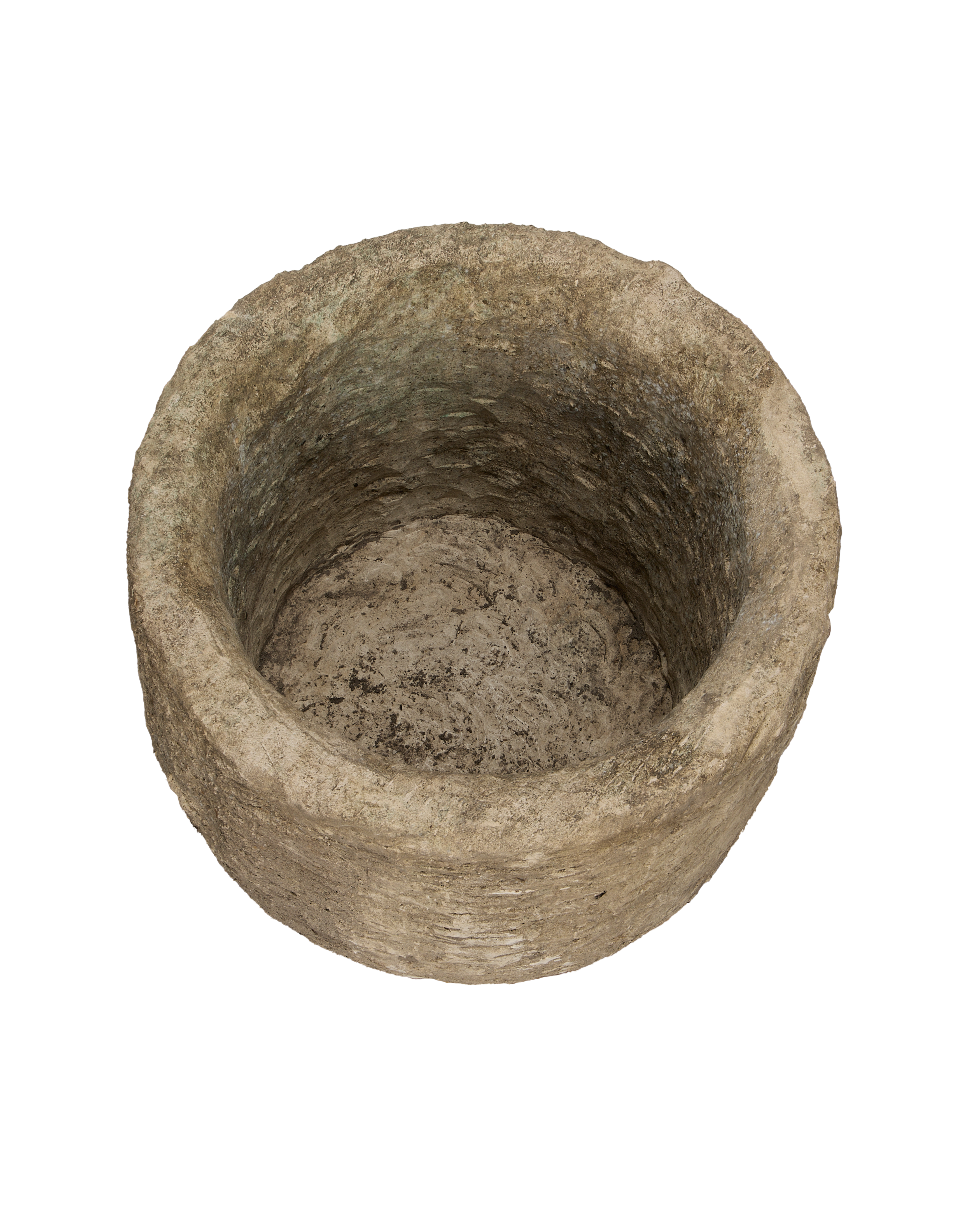 Vintage Limestone Trough - Round from Indonesia - Planters, Fountains, & Water Features