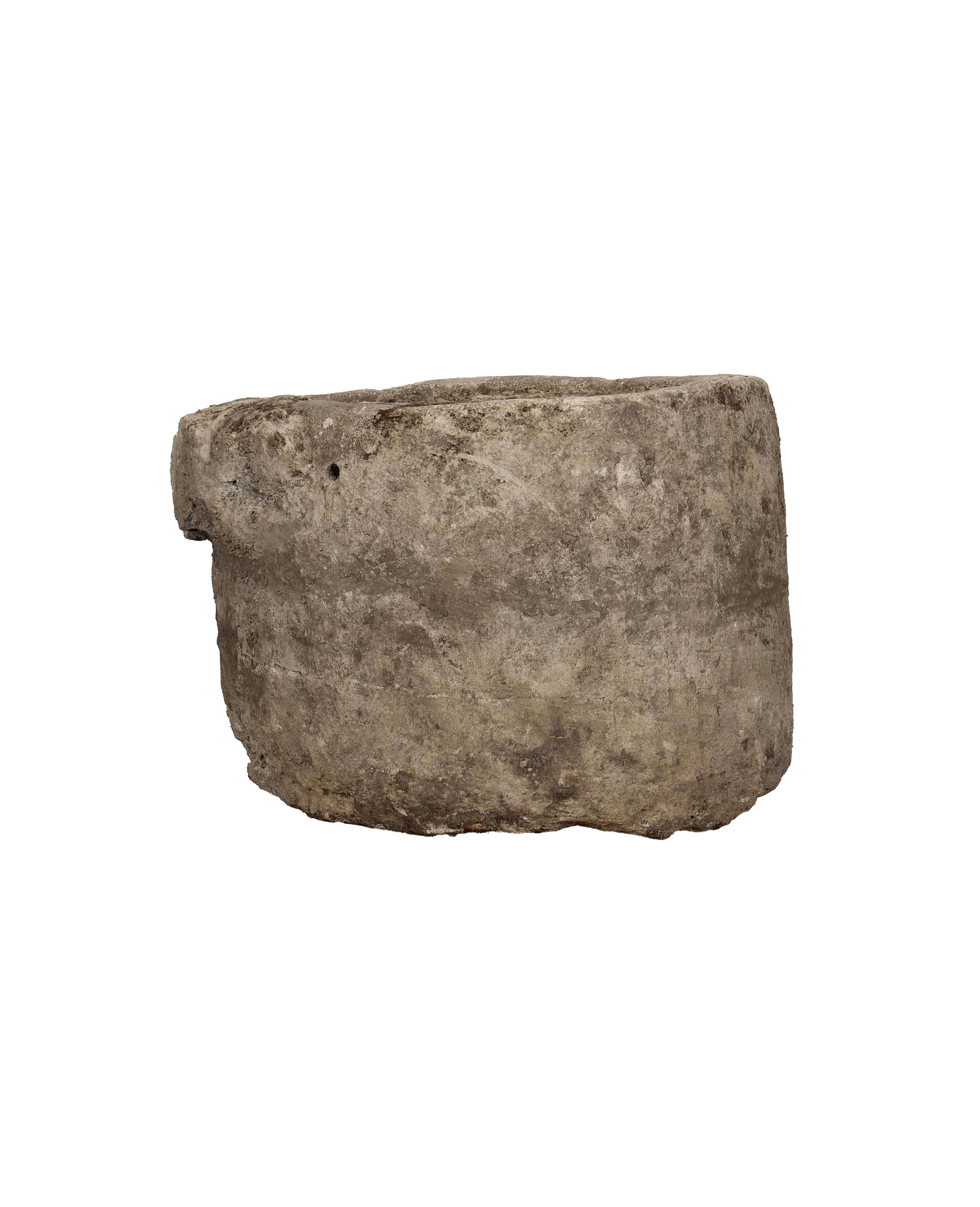 Vintage Limestone Trough - Round from Indonesia - Planters, Fountains, & Water Features