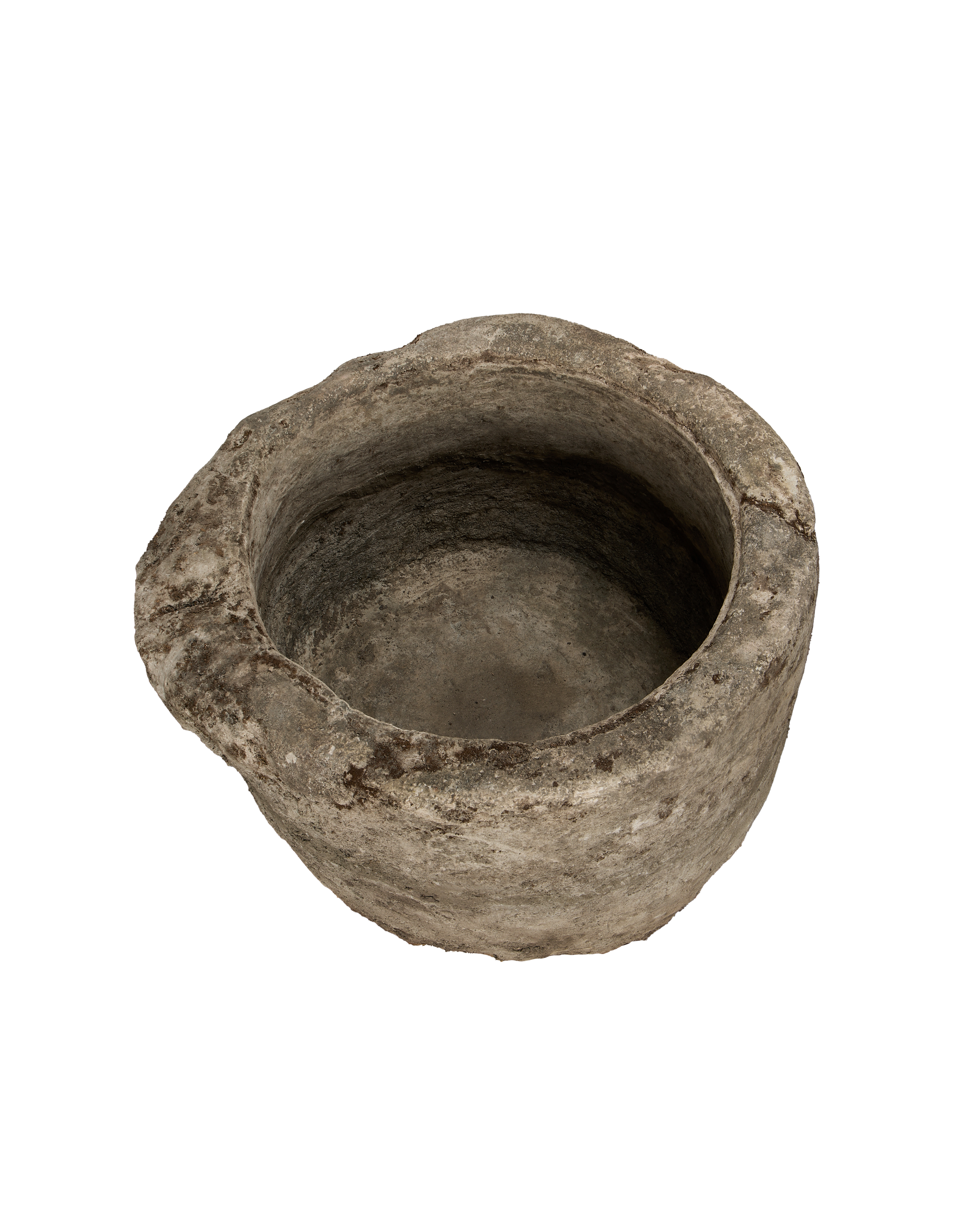 Vintage Limestone Trough - Round from Indonesia - Planters, Fountains, & Water Features