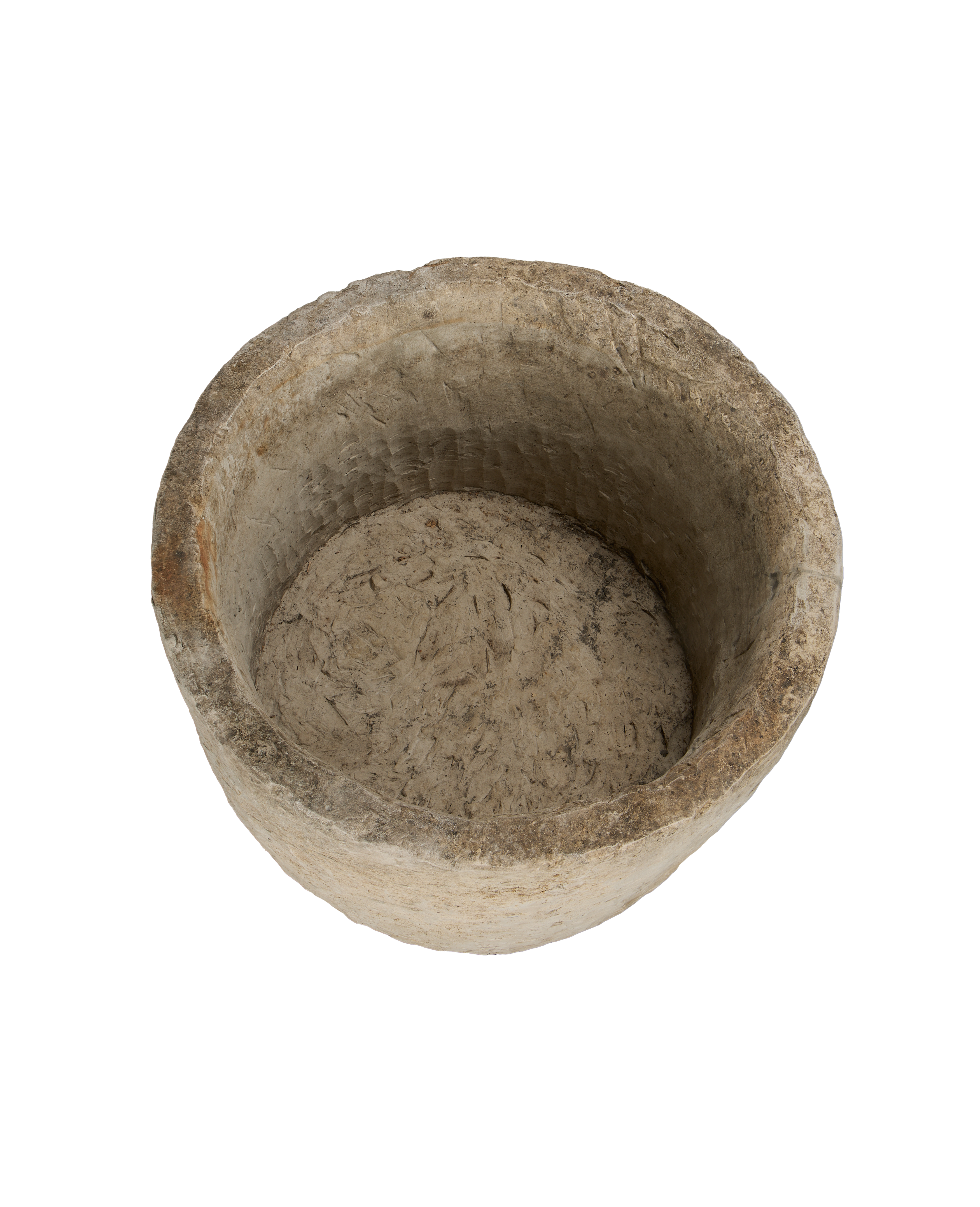 Vintage Limestone Trough - Round from Indonesia - Planters, Fountains, & Water Features