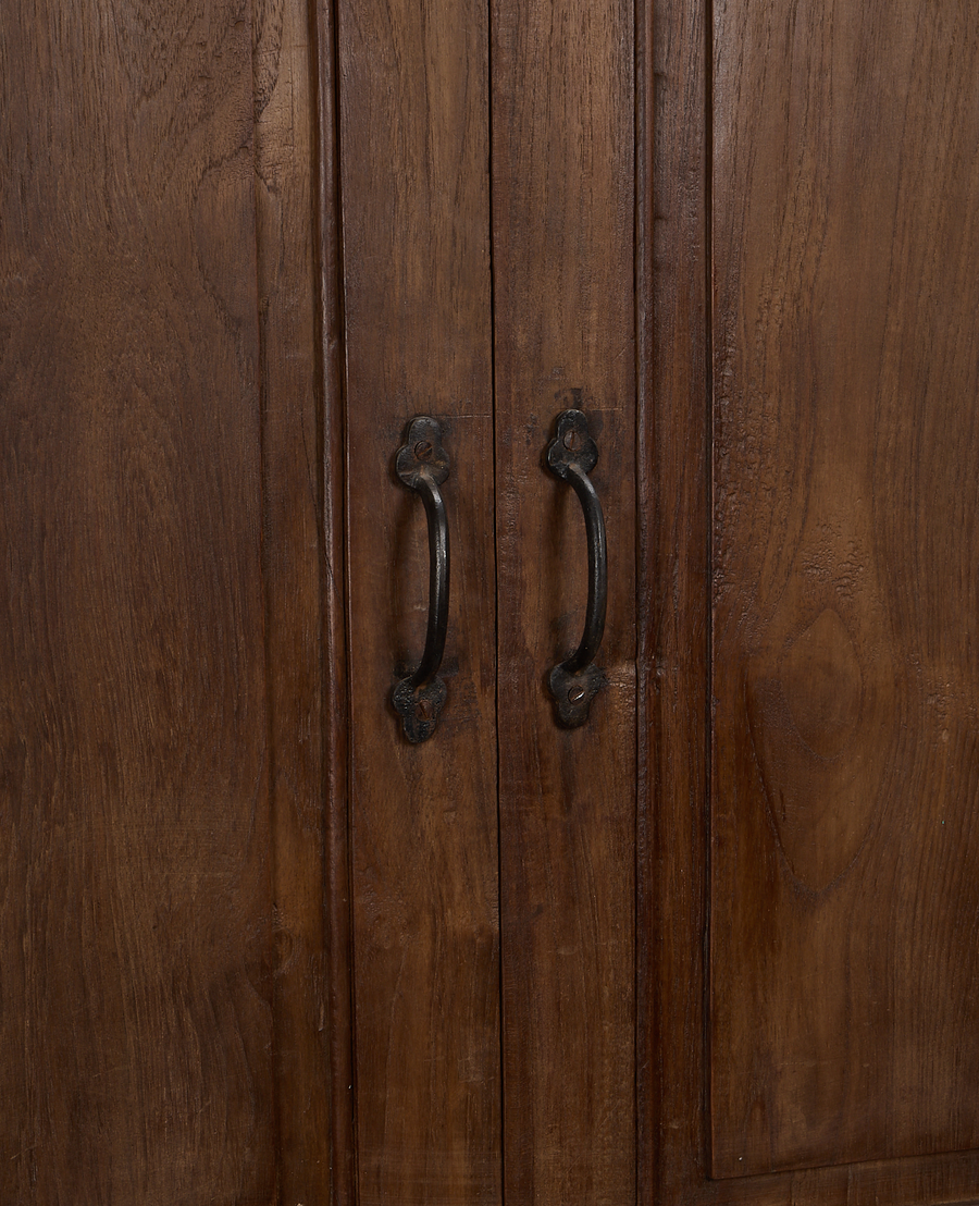 Vintage Wood Cabinet - Natural from India made of Wood