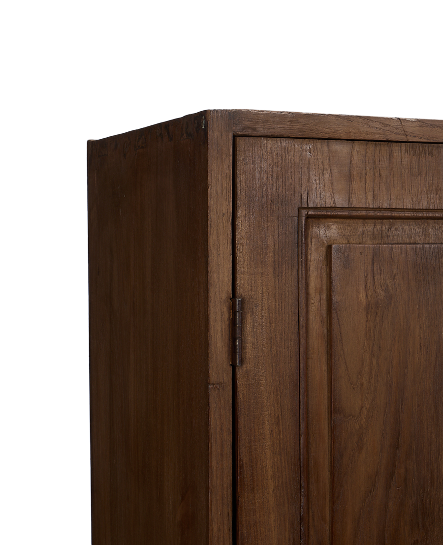 Vintage Wood Cabinet - Natural from India made of Wood