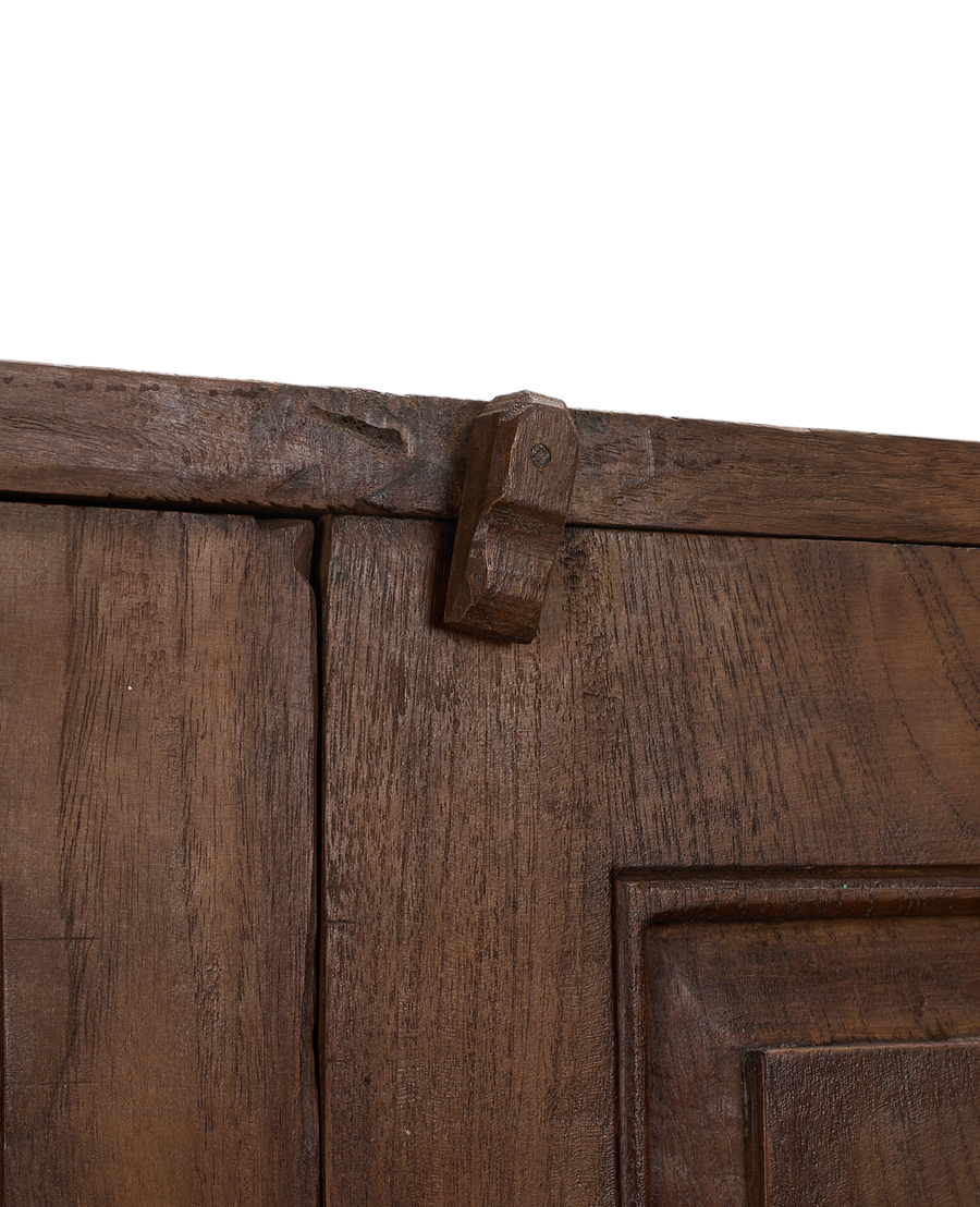 Vintage Wood Cabinet - Natural from India made of Wood
