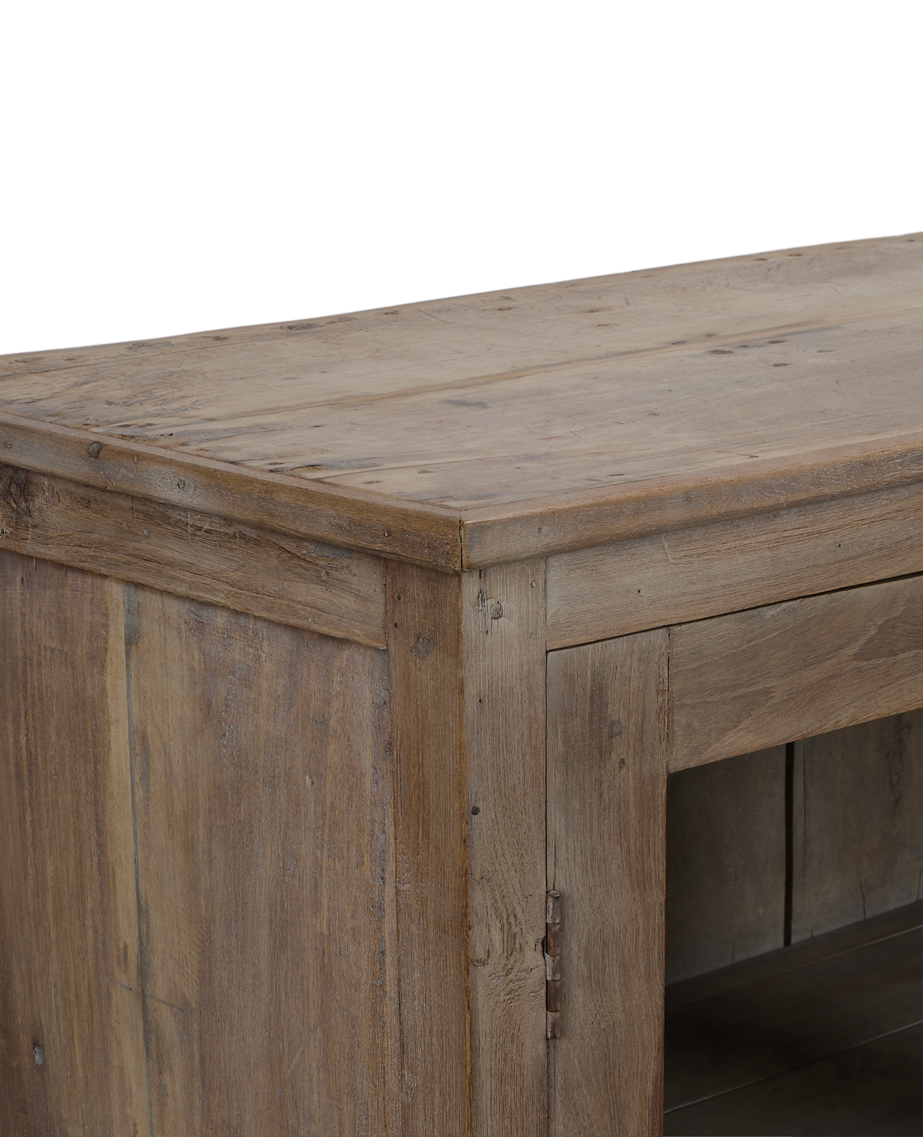 Vintage Wood Cabinet - Bleached from India made of Wood