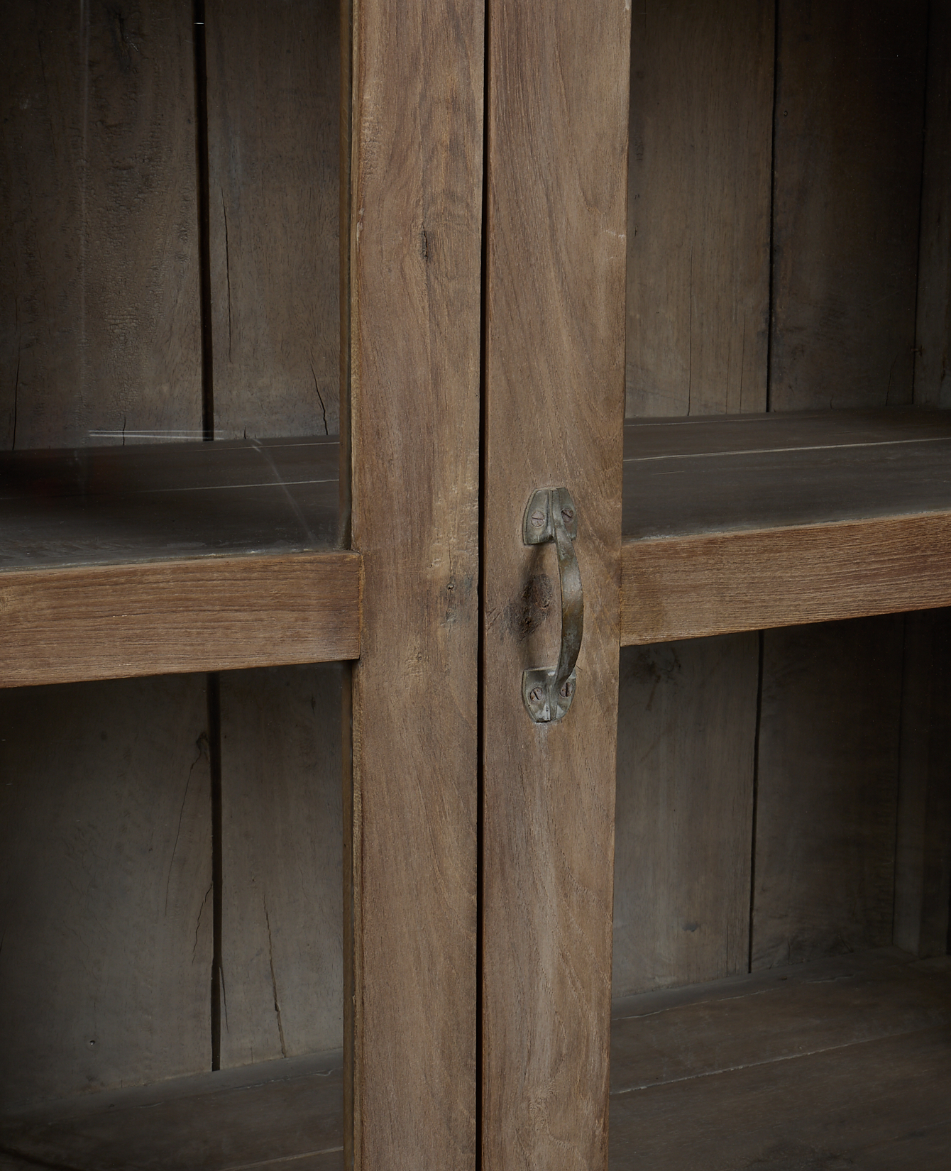 Vintage Wood Cabinet - Bleached from India made of Wood