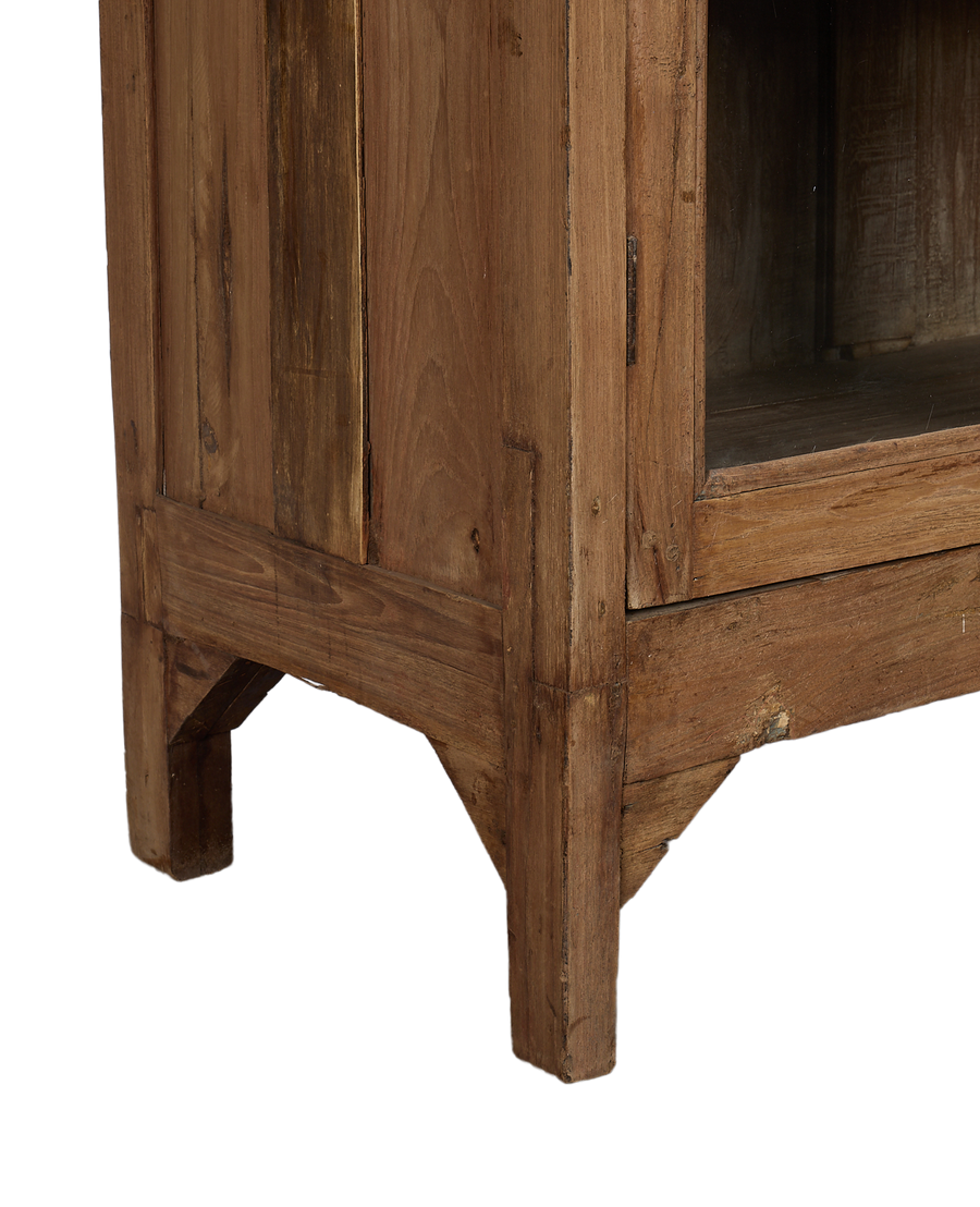 Vintage Wood Cabinet - Natural from India made of Wood